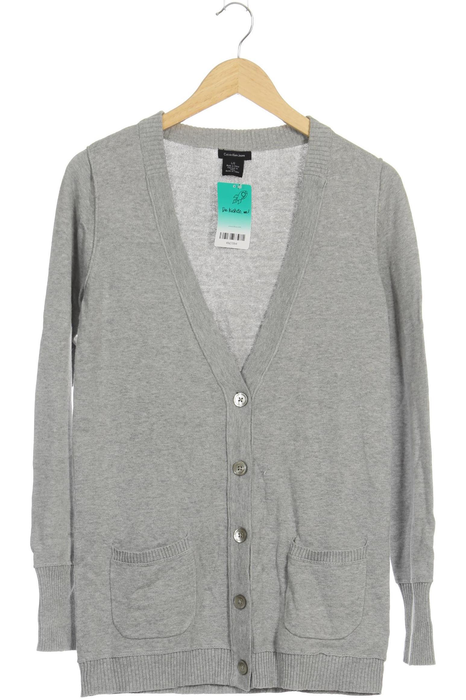 

Calvin Klein Damen Strickjacke, grau, Gr.