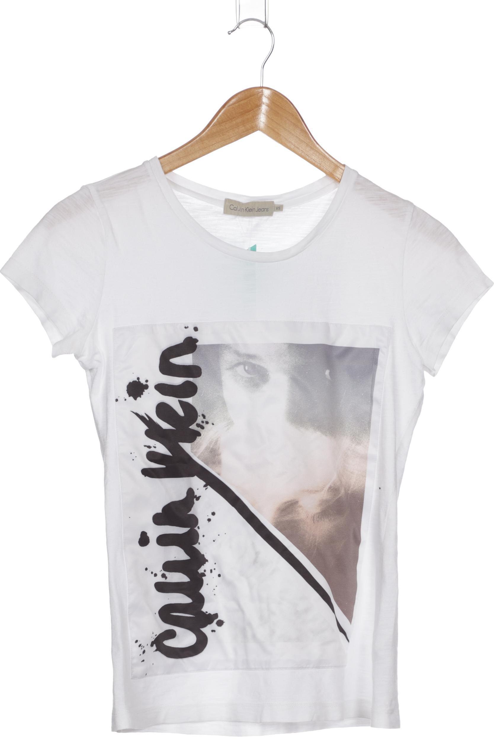 

Calvin Klein Damen T-Shirt, weiß, Gr.