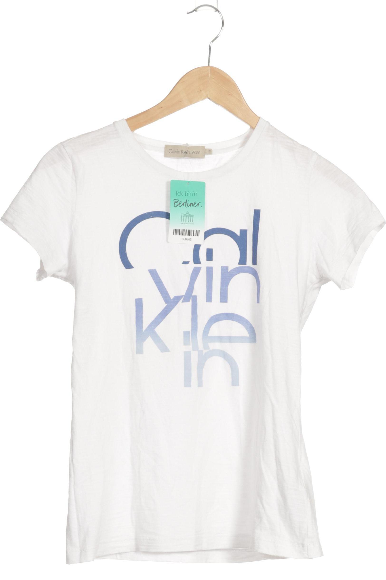 

Calvin Klein Damen T-Shirt, weiß, Gr.