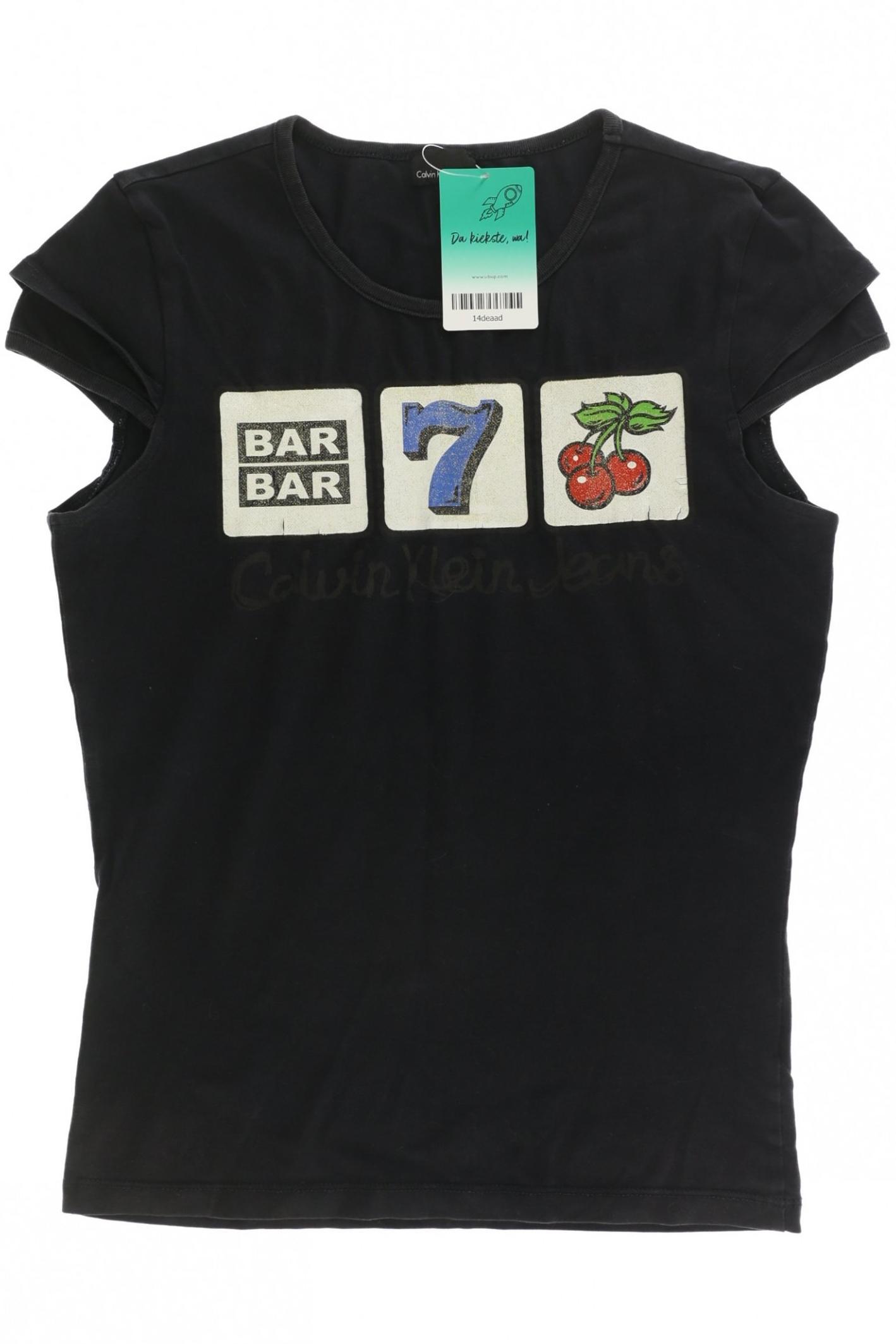 

Calvin Klein Damen T-Shirt, schwarz, Gr.