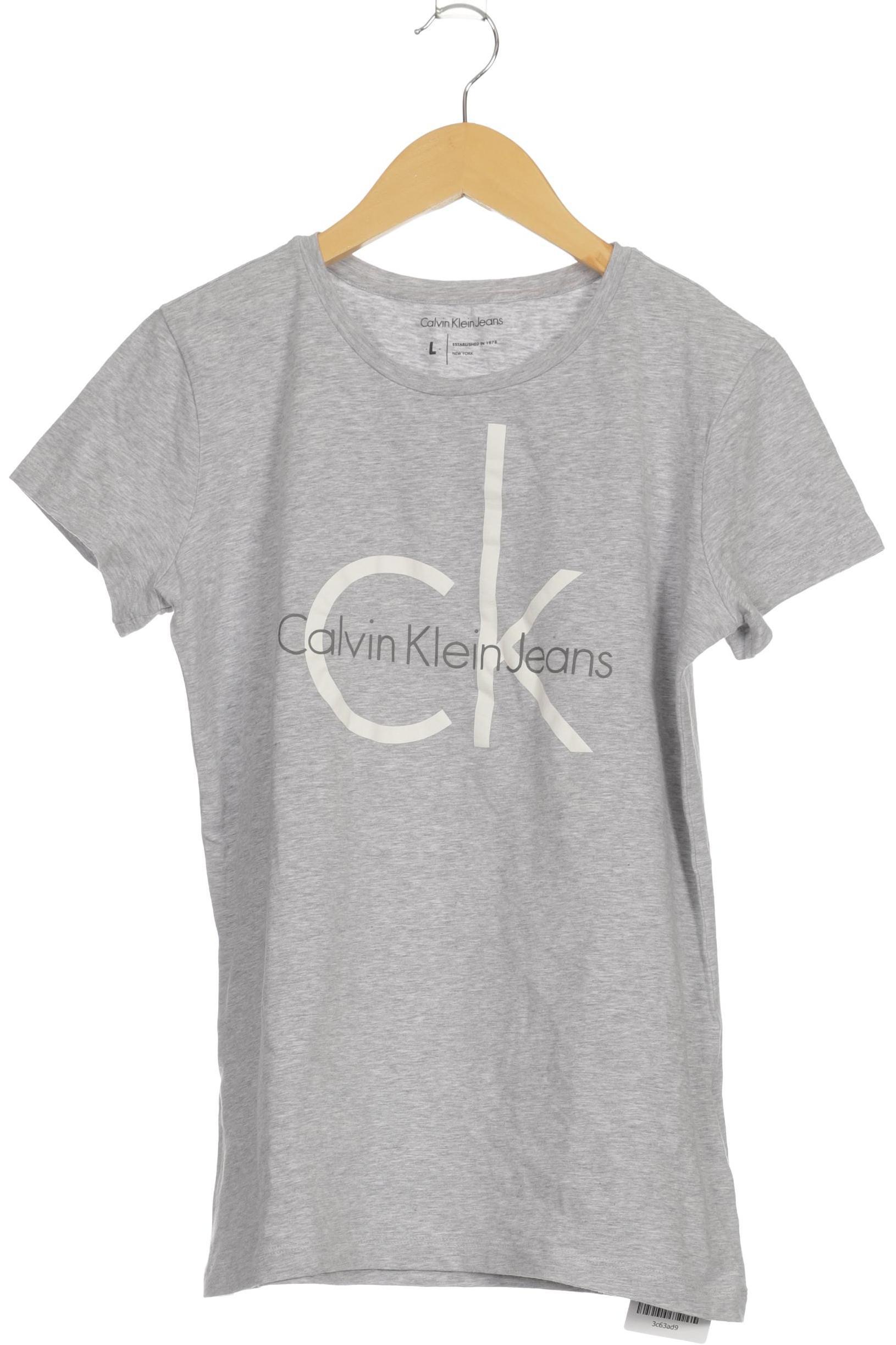 

Calvin Klein Damen T-Shirt, grau, Gr.