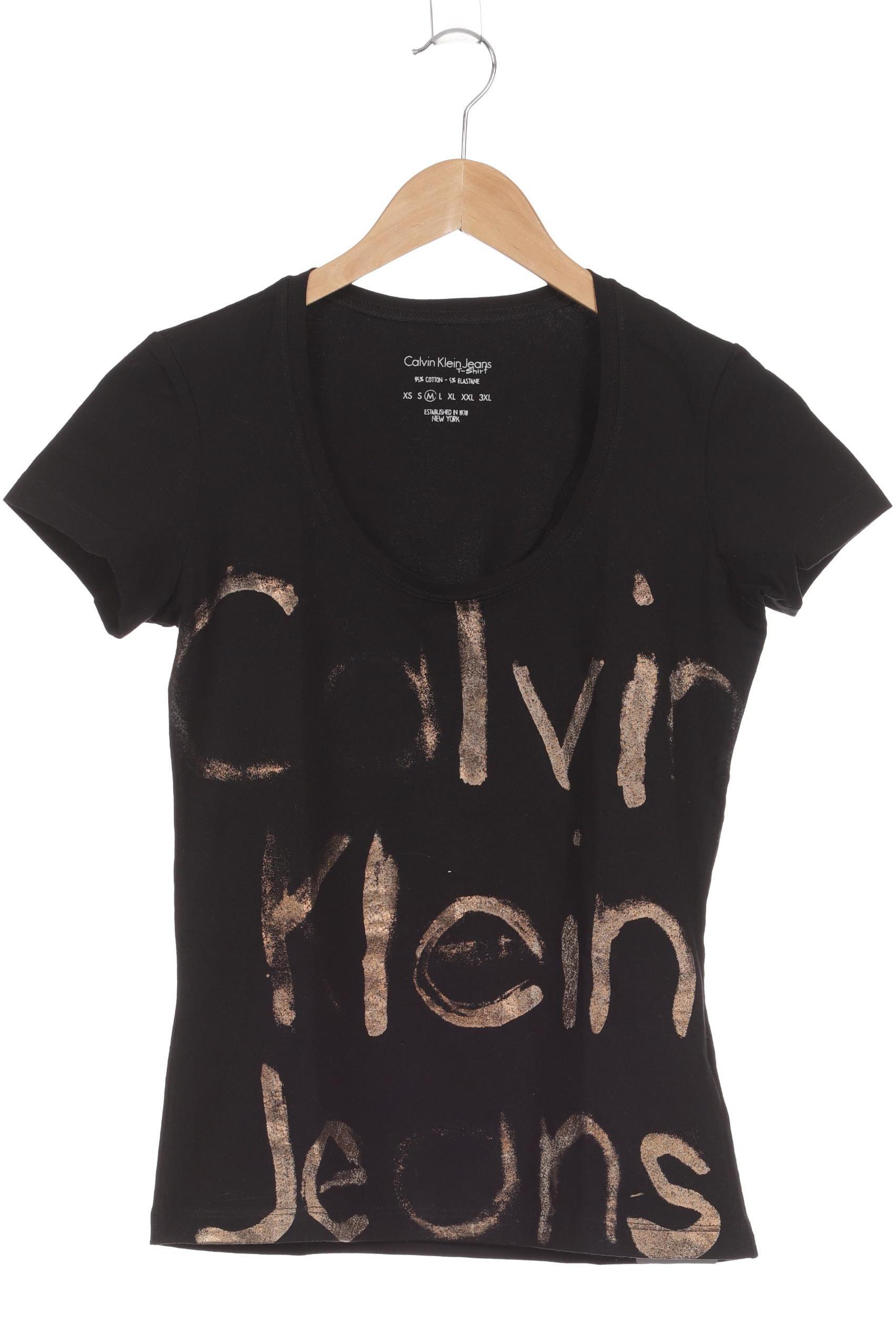 

Calvin Klein Damen T-Shirt, schwarz, Gr.