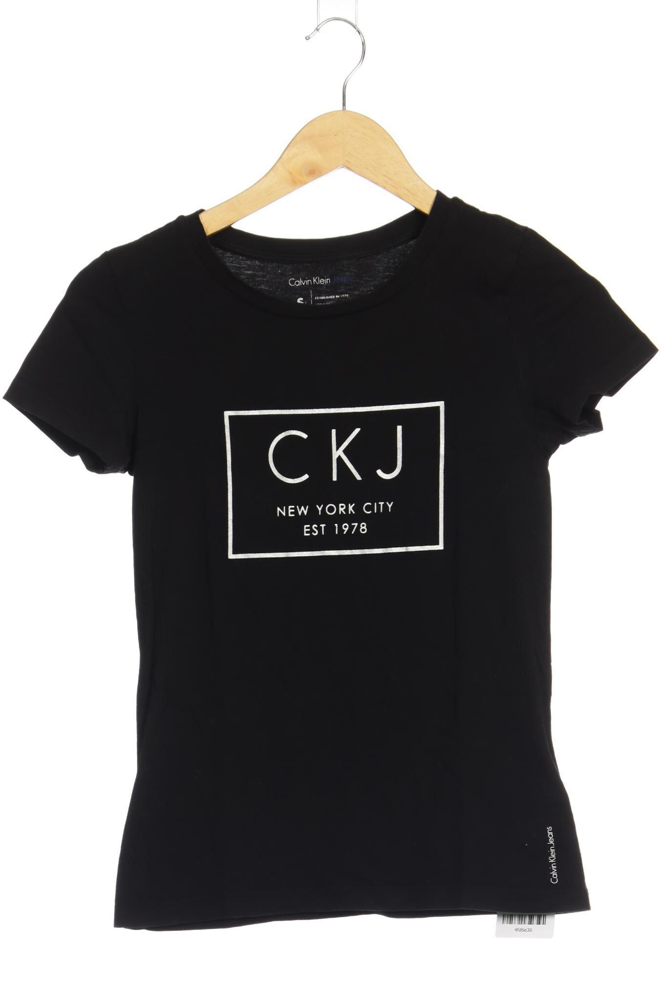 

Calvin Klein Damen T-Shirt, schwarz, Gr.