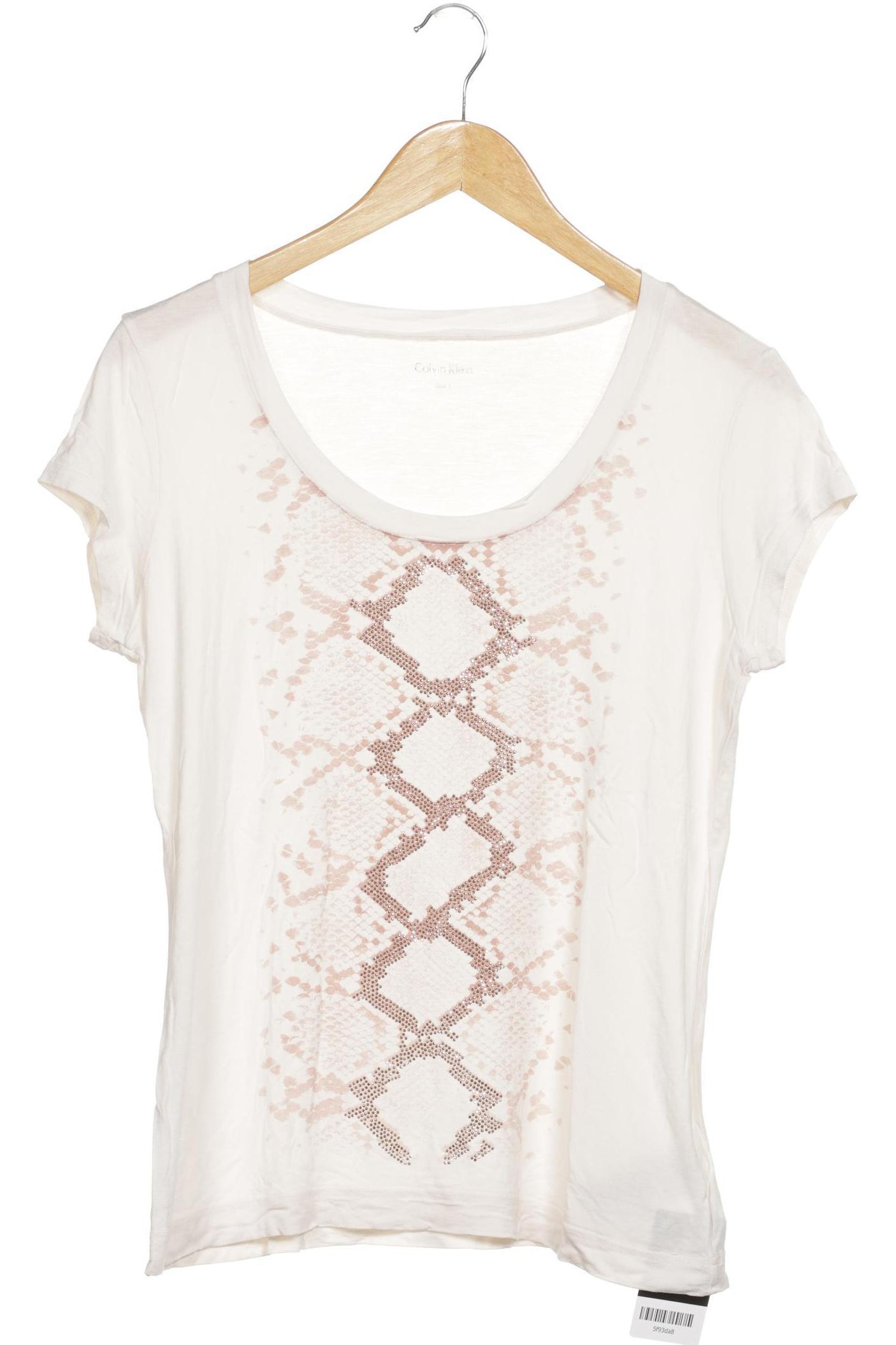 

Calvin Klein Damen T-Shirt, beige, Gr.