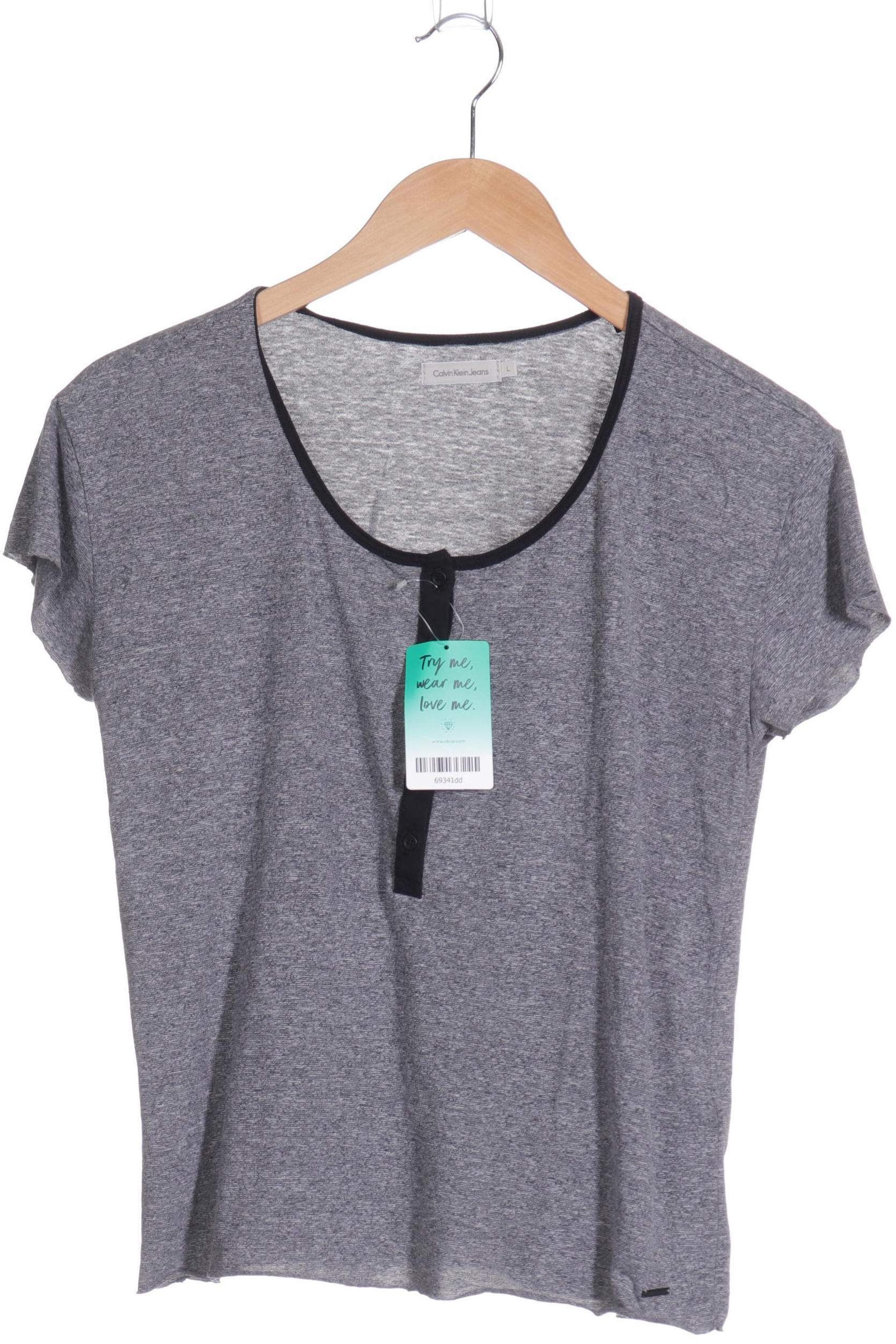 

Calvin Klein Damen T-Shirt, grau, Gr.