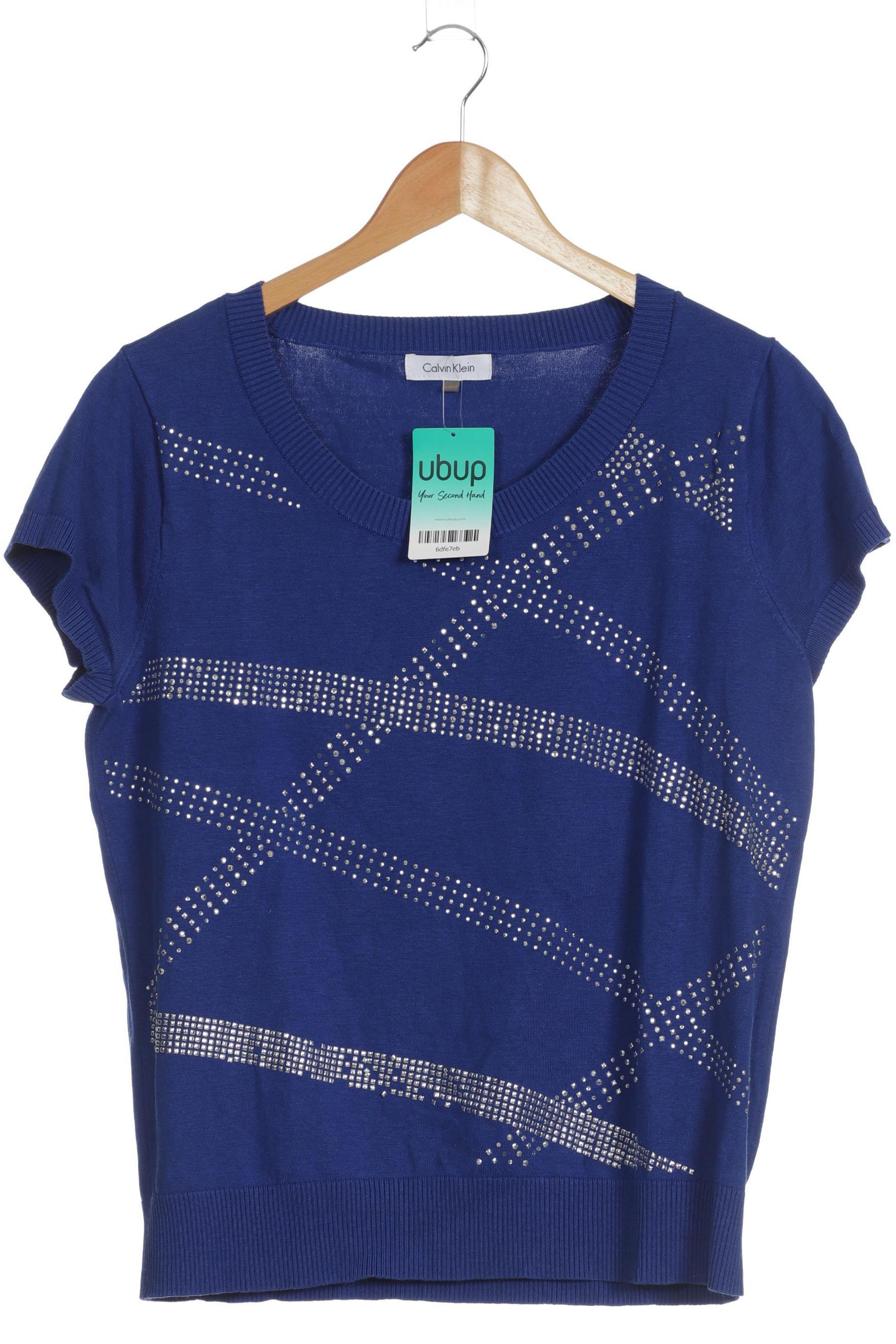 

Calvin Klein Damen T-Shirt, blau, Gr.