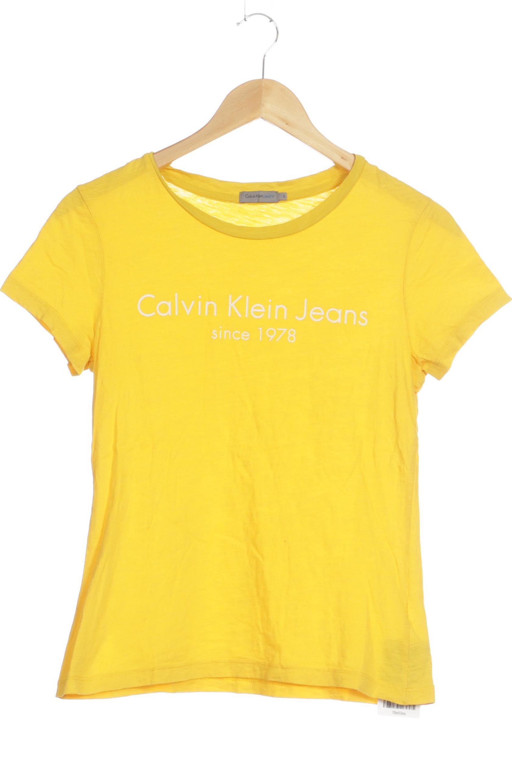 

Calvin Klein Damen T-Shirt, gelb, Gr.