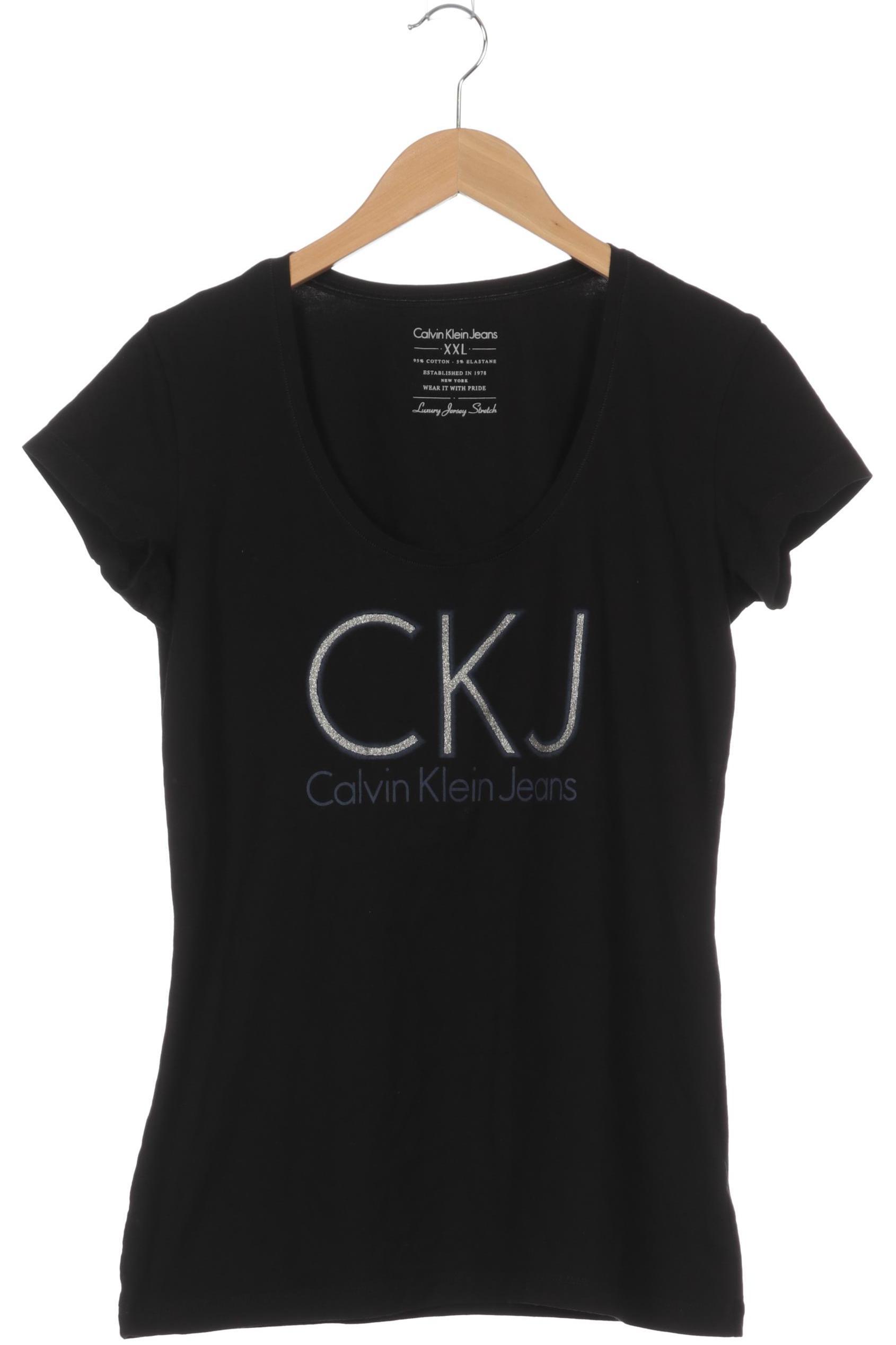 

Calvin Klein Damen T-Shirt, schwarz, Gr.