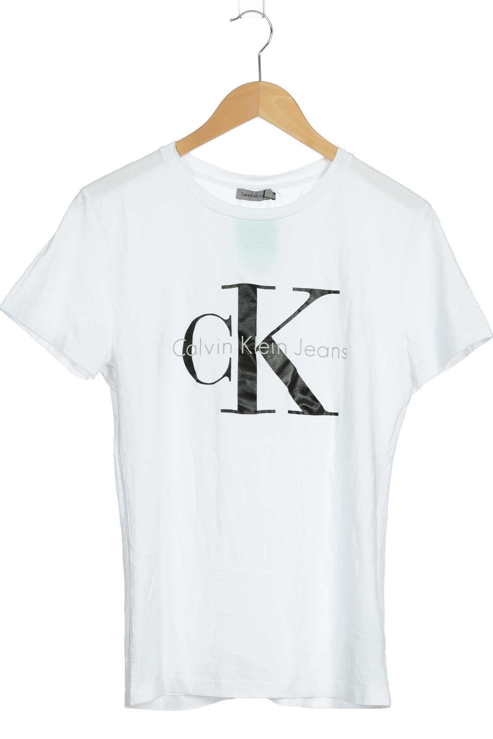 

Calvin Klein Damen T-Shirt, weiß, Gr.