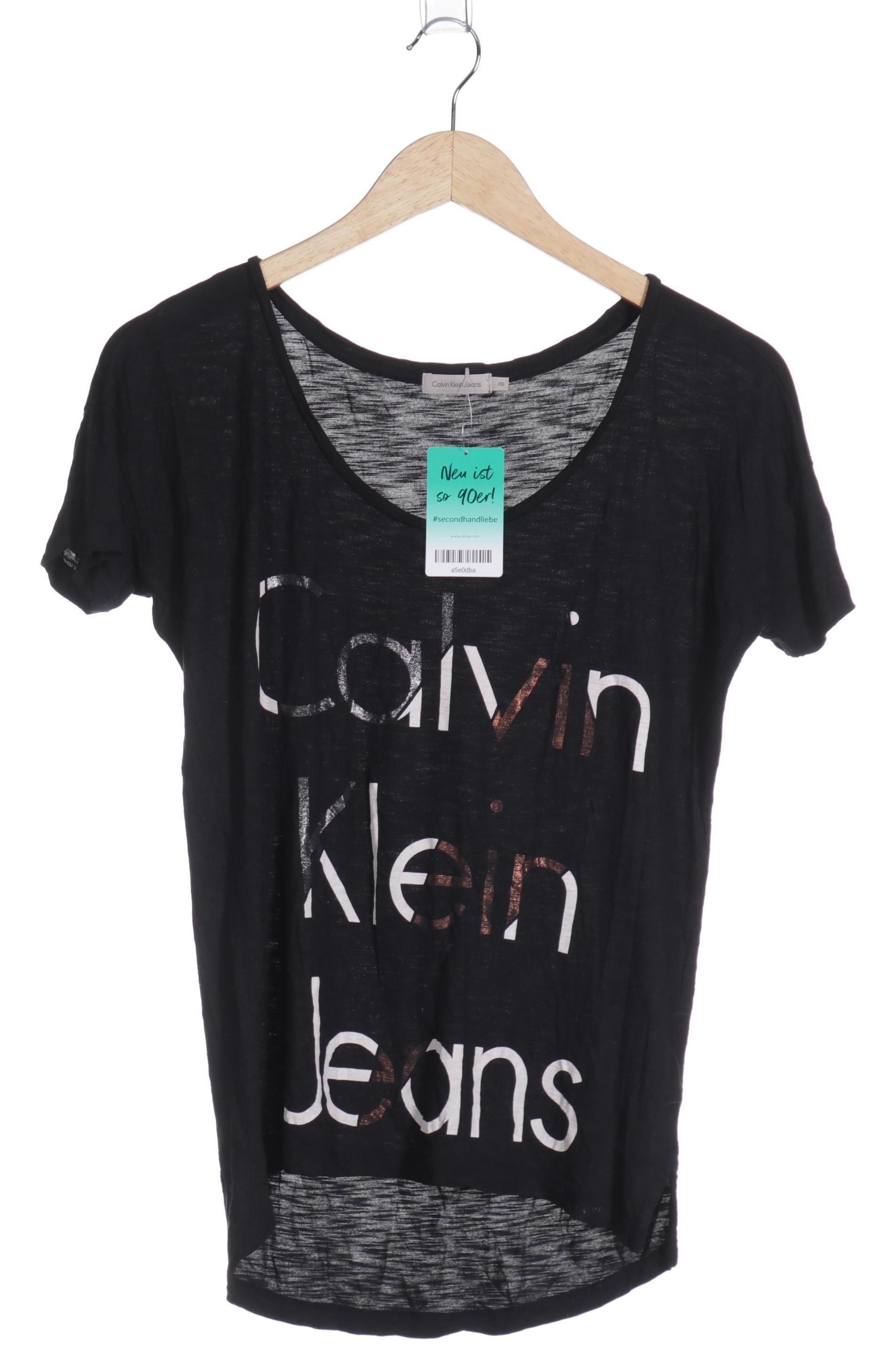 

Calvin Klein Damen T-Shirt, schwarz, Gr.