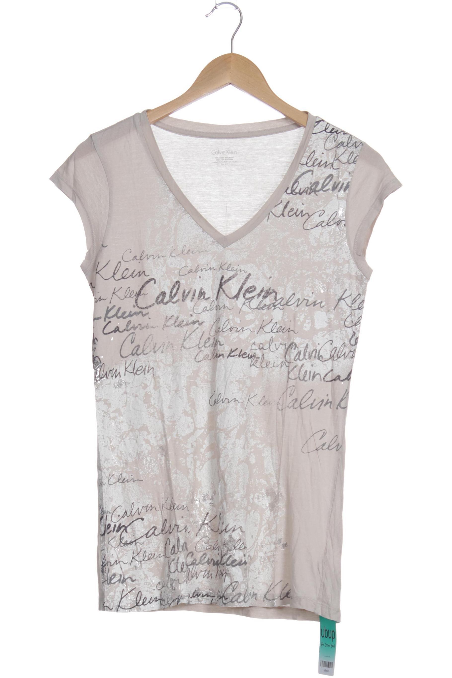 

Calvin Klein Damen T-Shirt, beige, Gr.