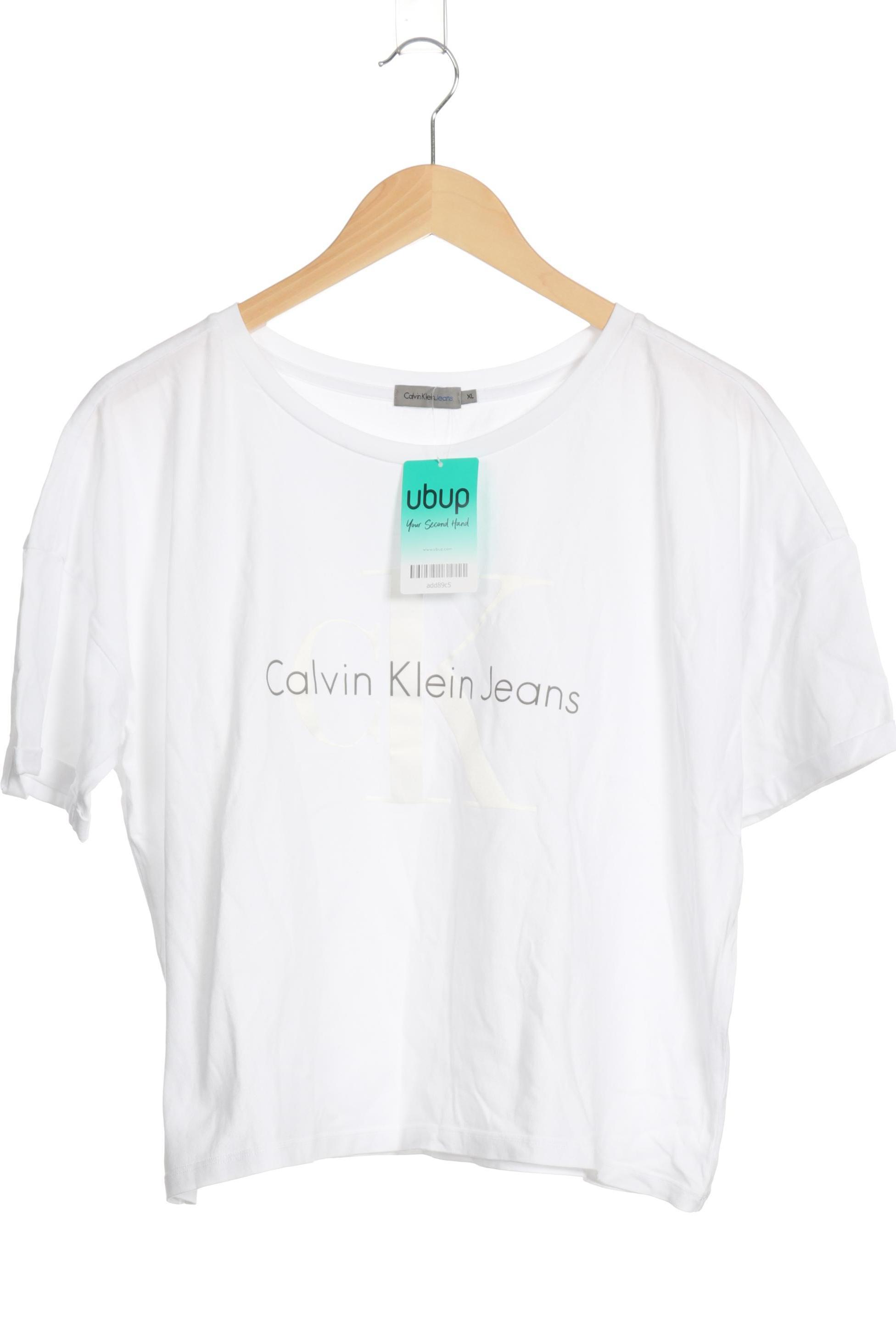 

Calvin Klein Damen T-Shirt, weiß, Gr.