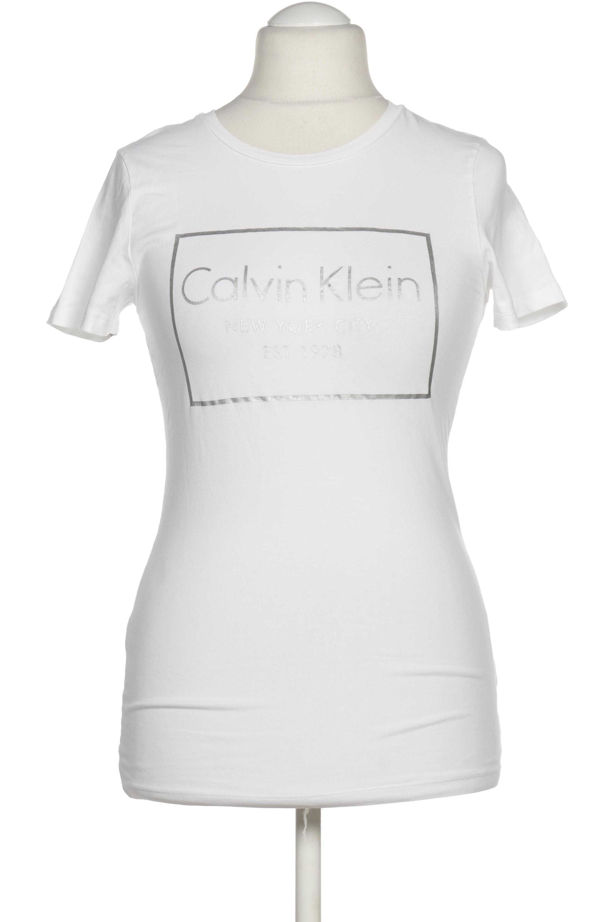 

Calvin Klein Damen T-Shirt, weiß, Gr.