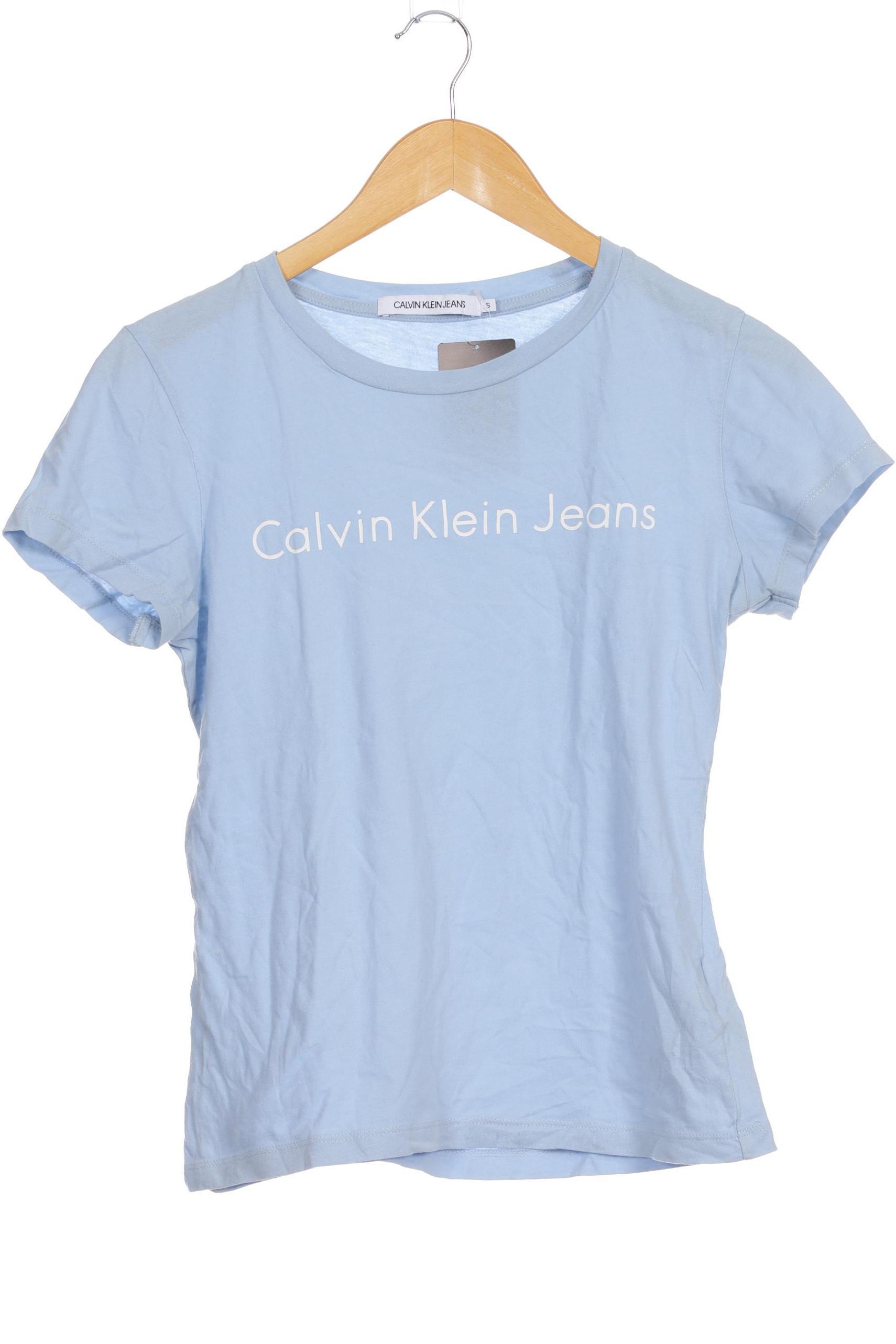 

Calvin Klein Damen T-Shirt, blau, Gr.
