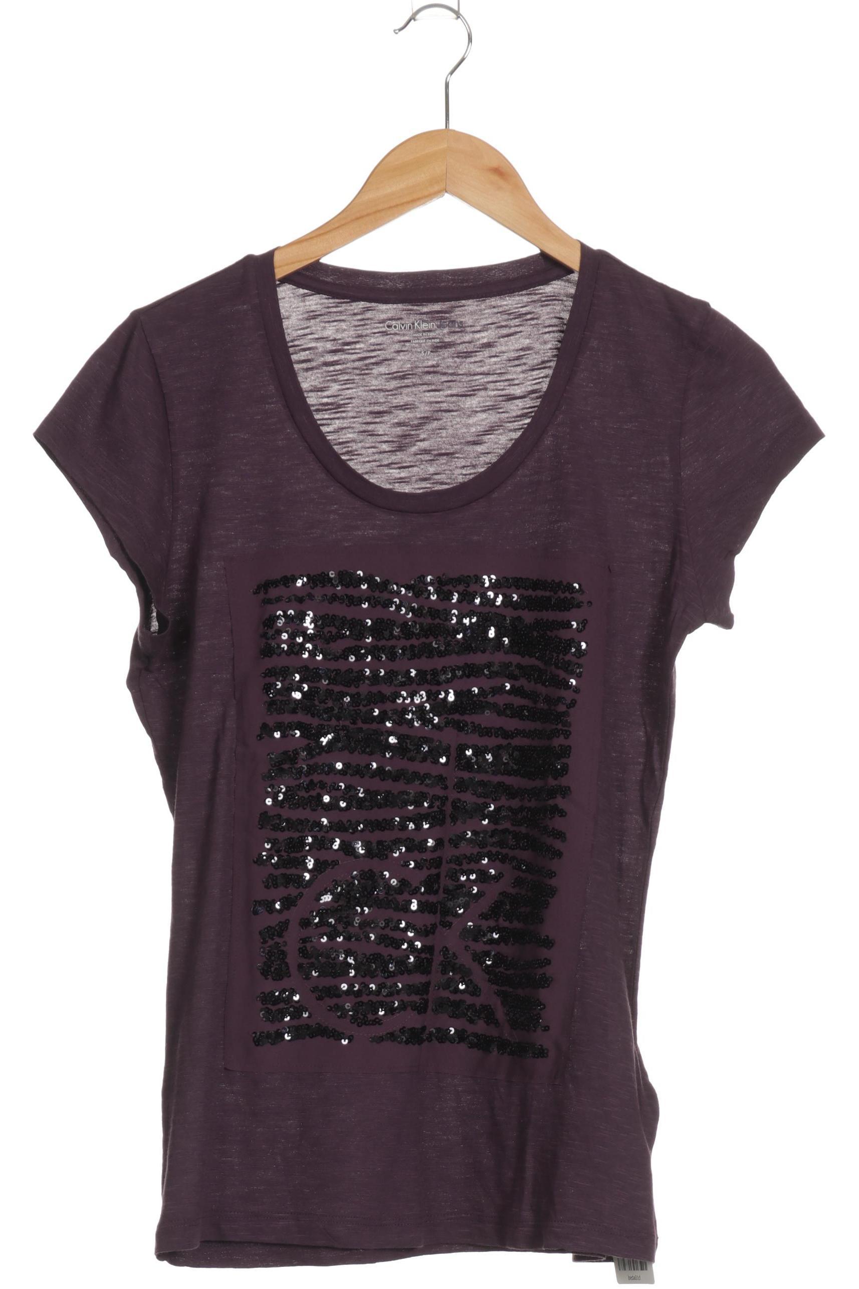 

Calvin Klein Damen T-Shirt, lila, Gr.