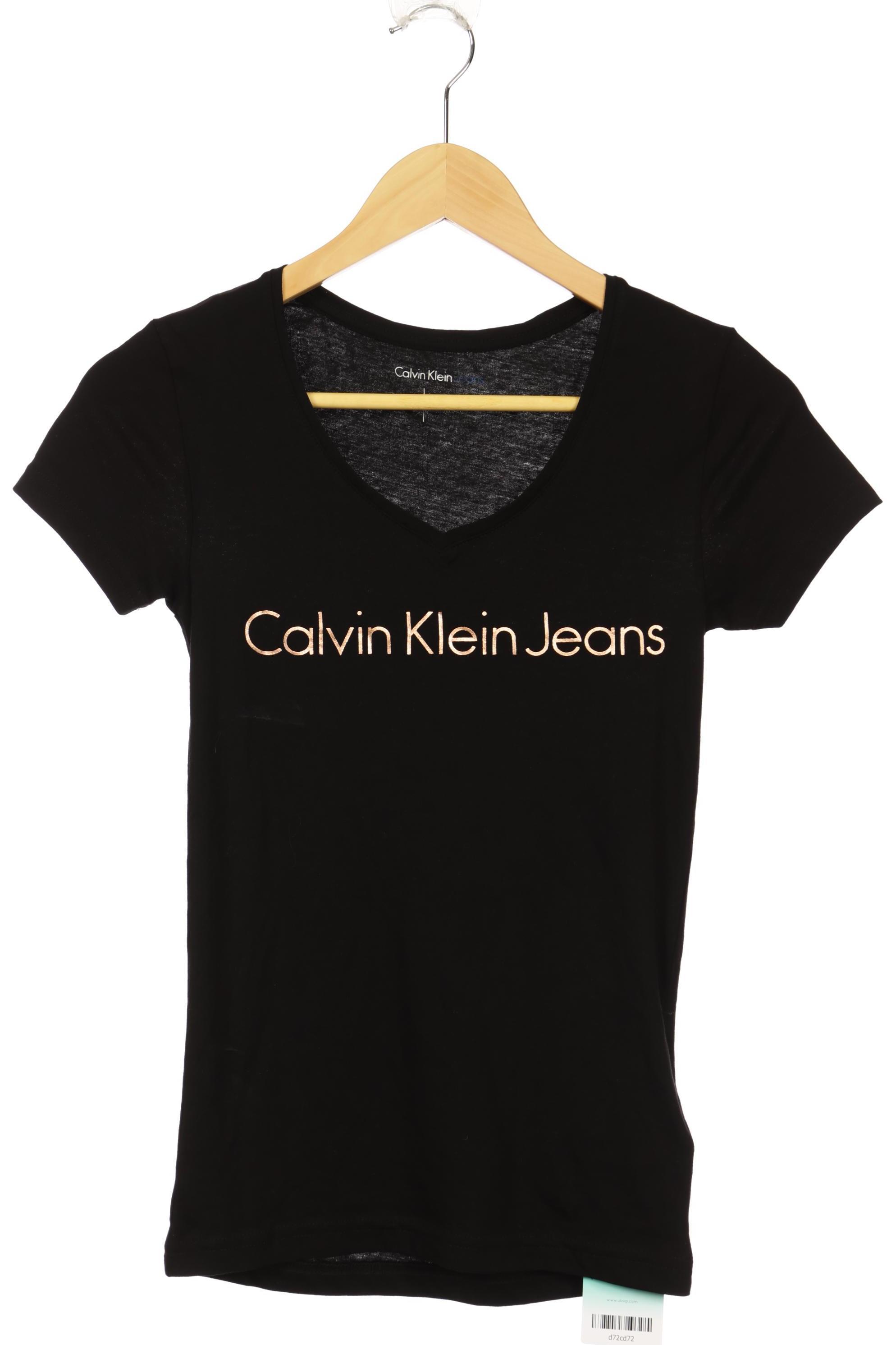 

Calvin Klein Damen T-Shirt, schwarz, Gr.