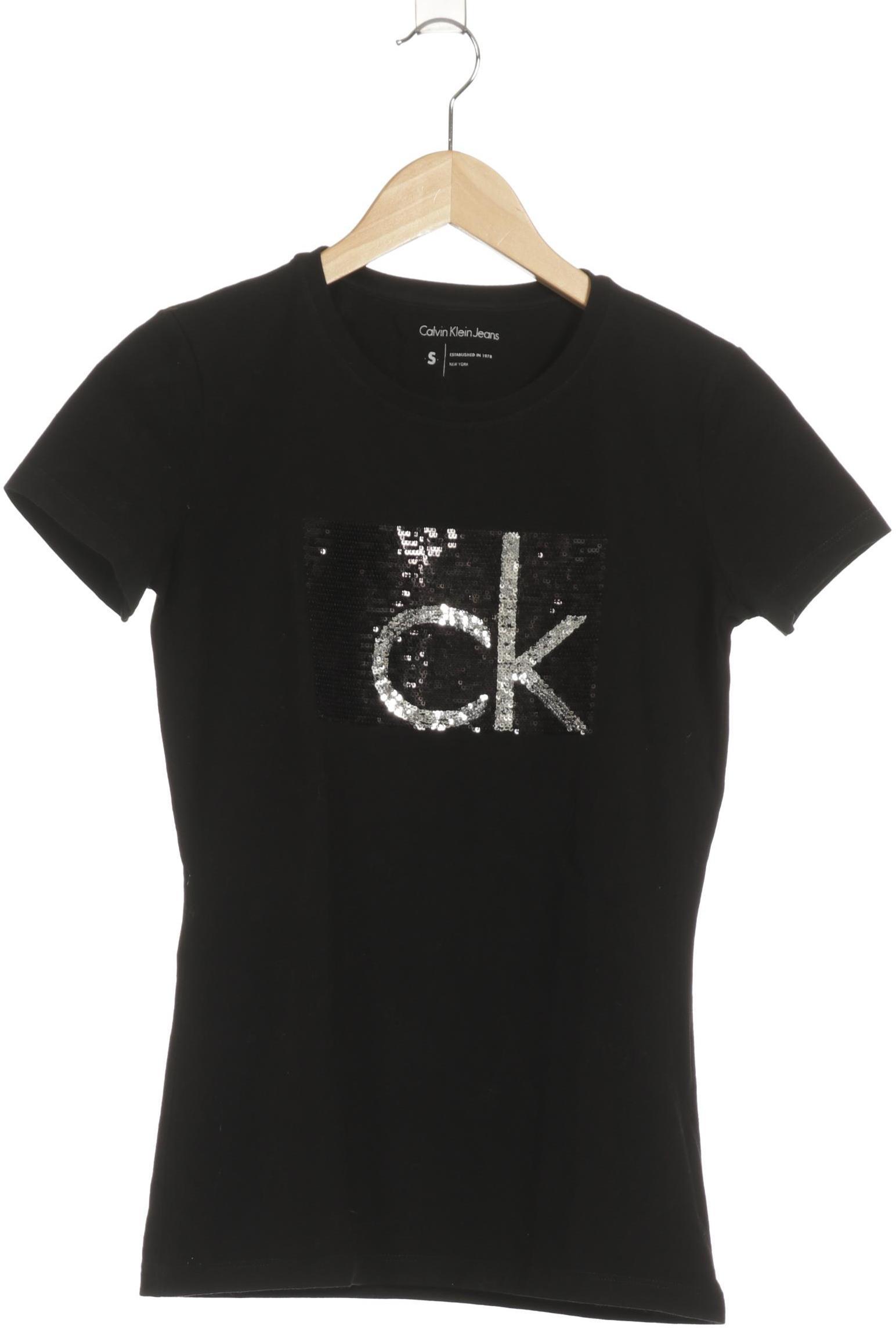 

Calvin Klein Damen T-Shirt, schwarz, Gr.