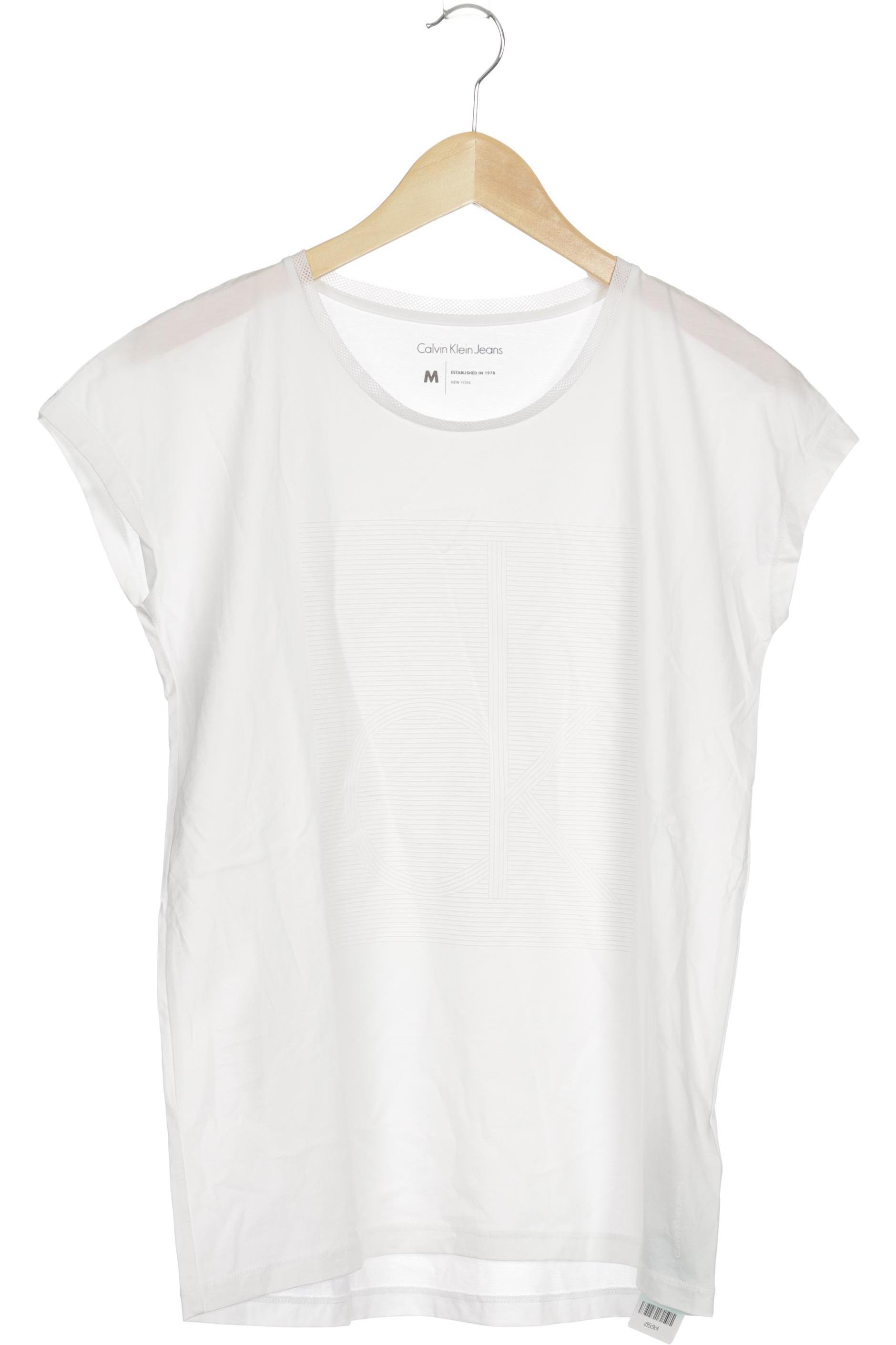 

Calvin Klein Damen T-Shirt, weiß, Gr.