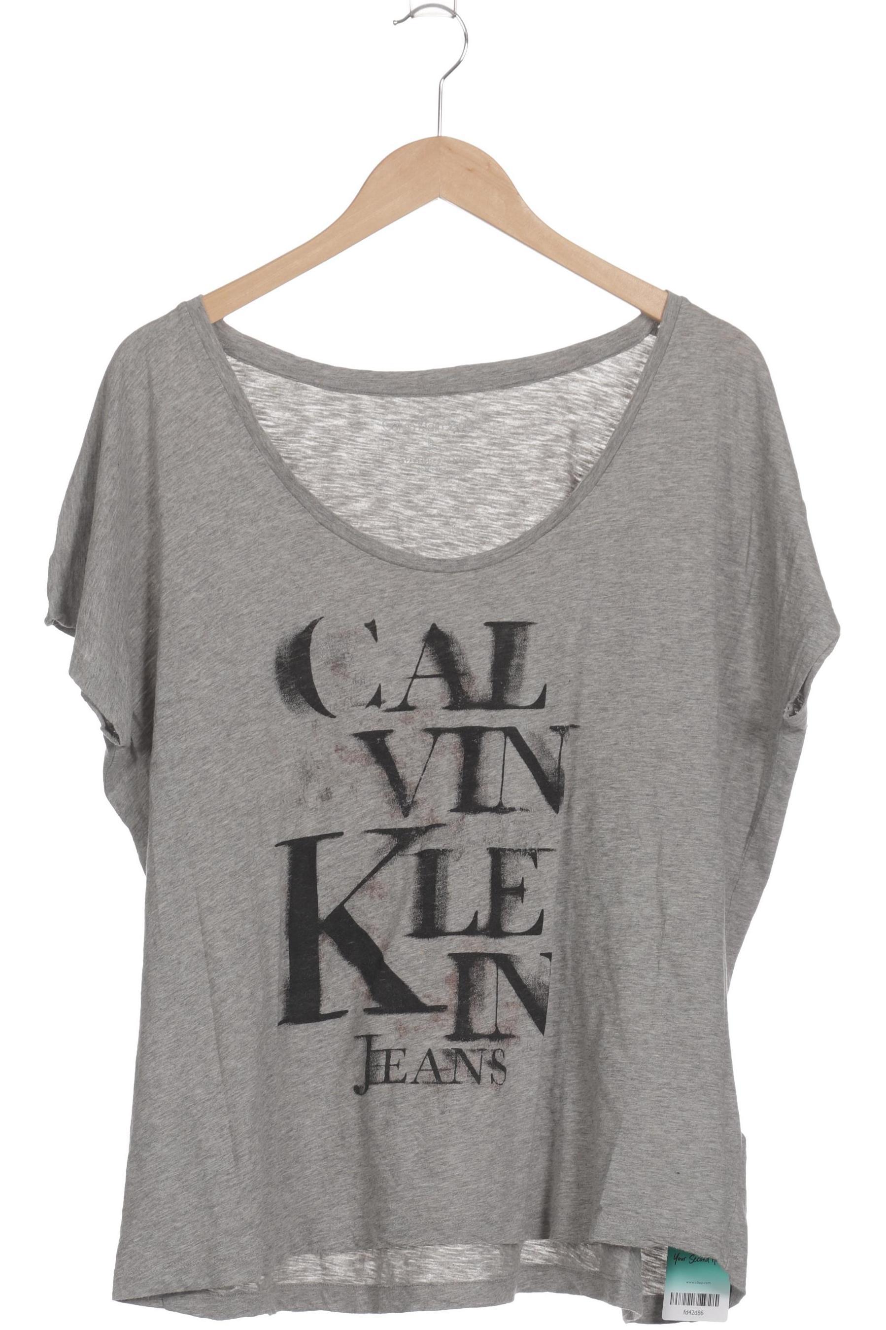 

Calvin Klein Damen T-Shirt, grau, Gr.
