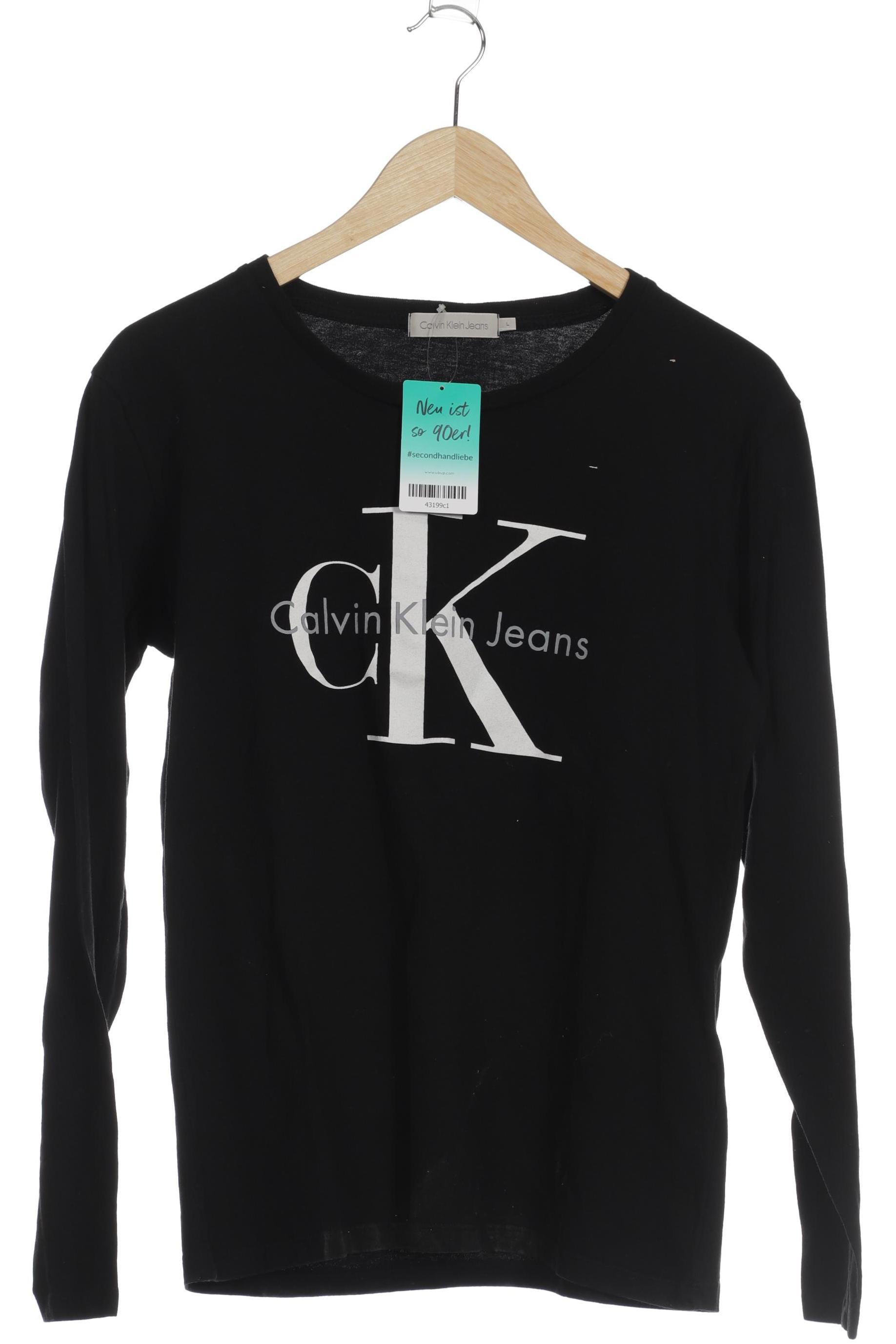 

Calvin Klein Herren Langarmshirt, schwarz, Gr.