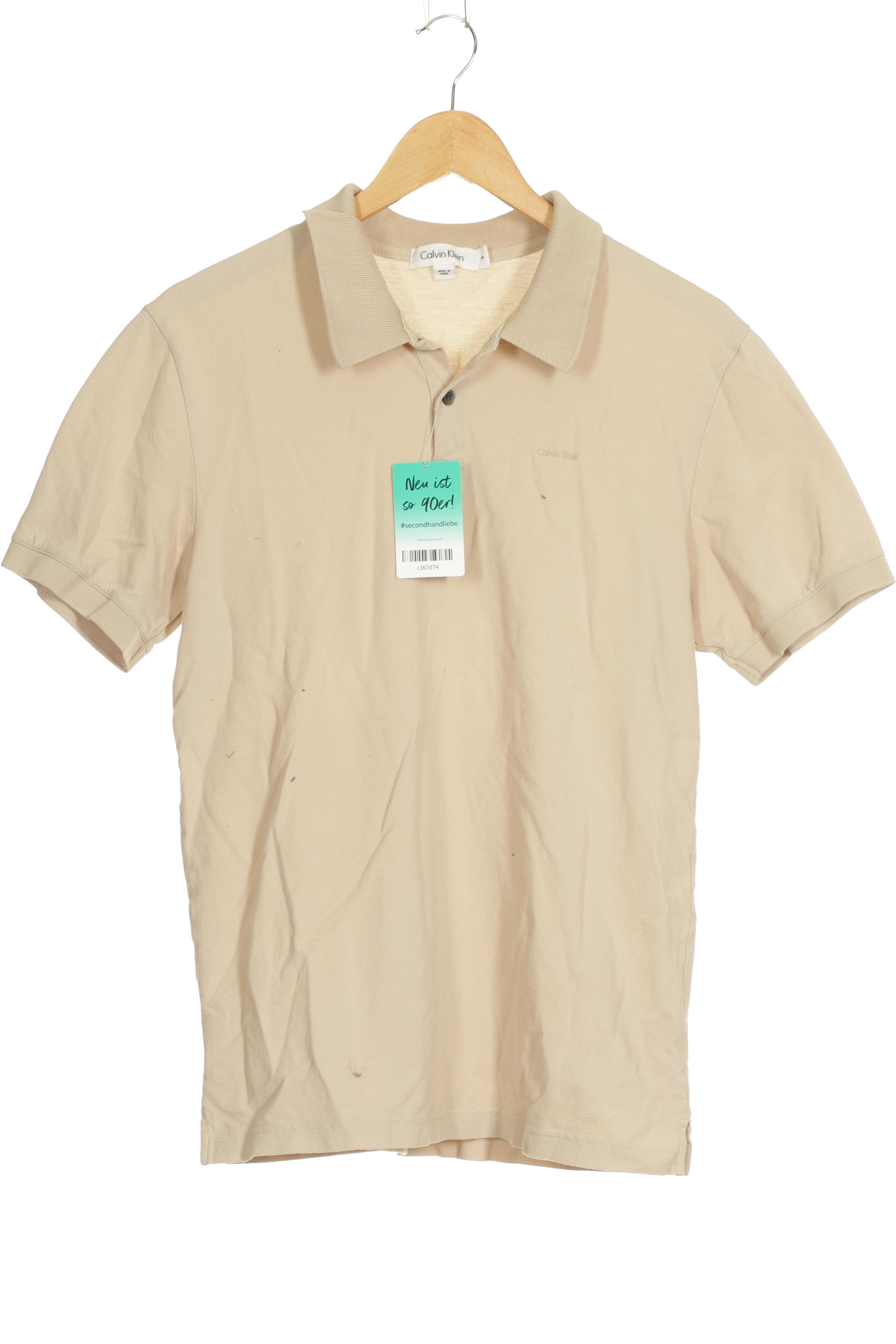 Thumbnail - Calvin Klein Herren Poloshirt, beige, Gr.