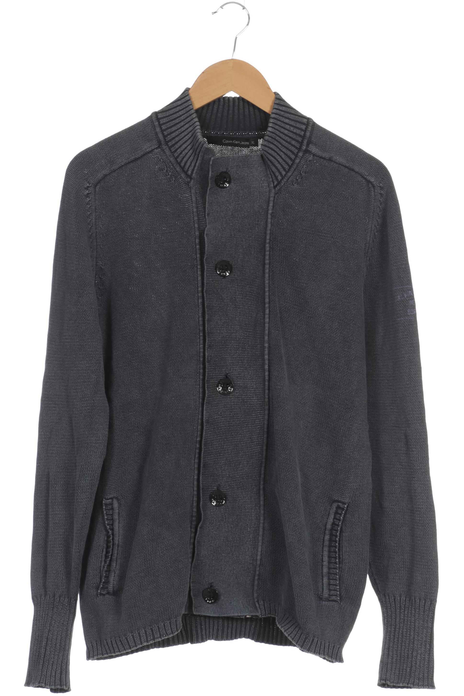 

Calvin Klein Herren Strickjacke, blau, Gr.