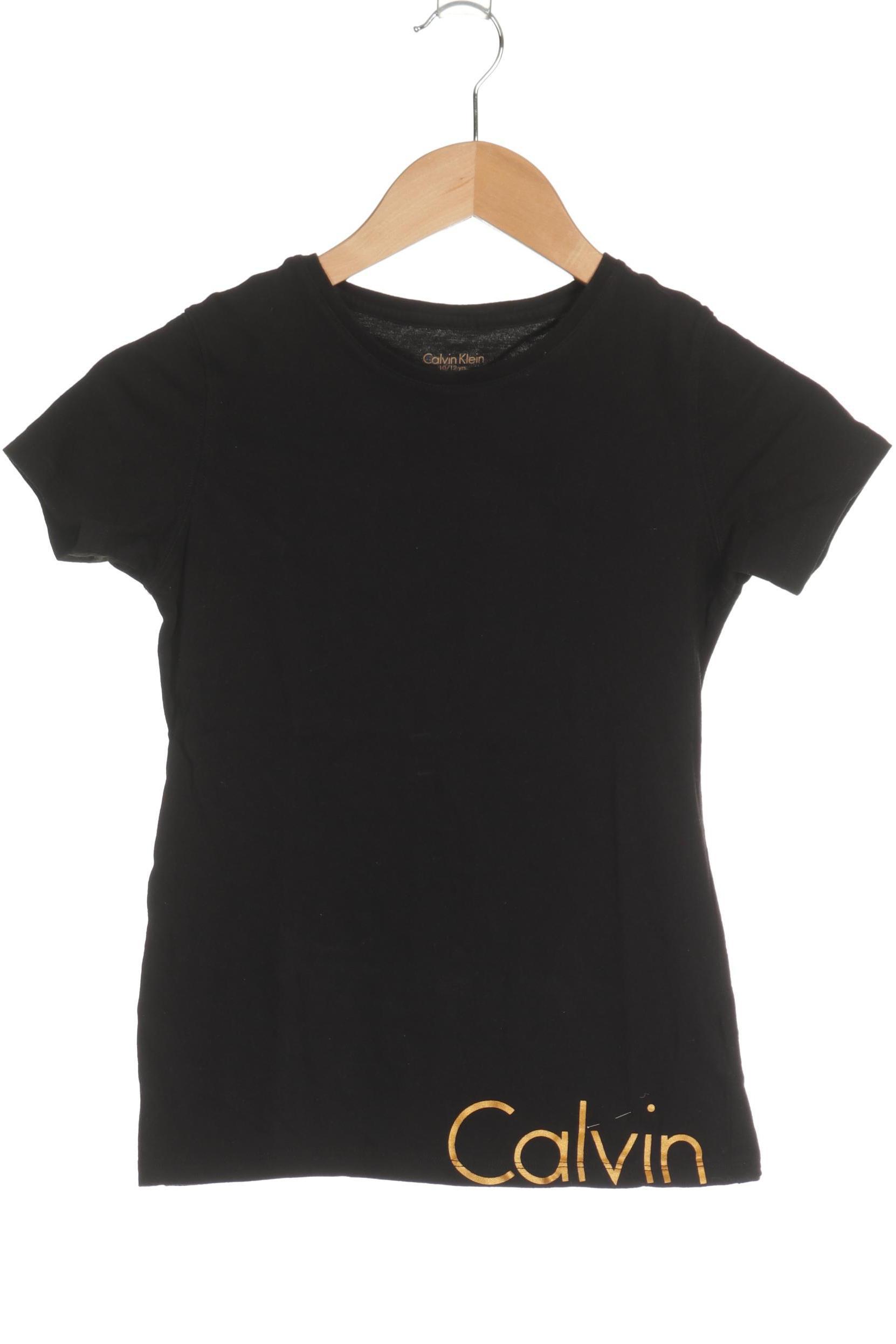 

Calvin Klein Mädchen T-Shirt, schwarz, Gr. 140