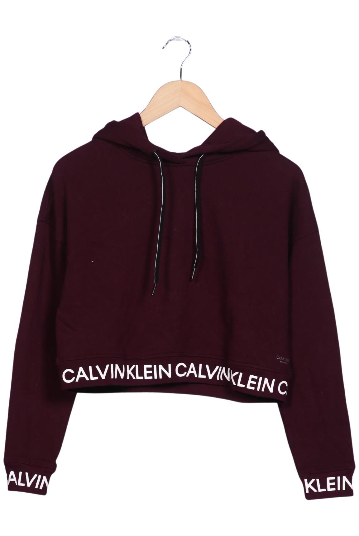 

Calvin Klein Damen Kapuzenpullover, bordeaux, Gr. 36