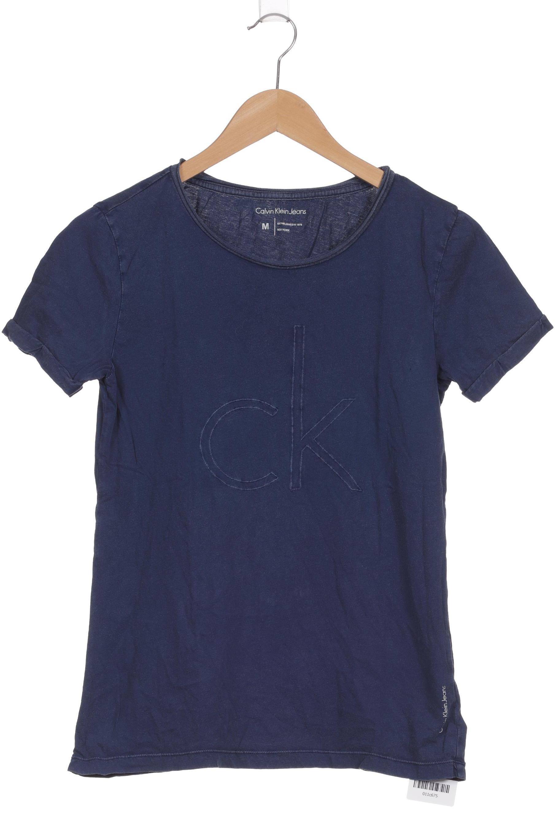 

Calvin Klein Damen T-Shirt, blau, Gr.