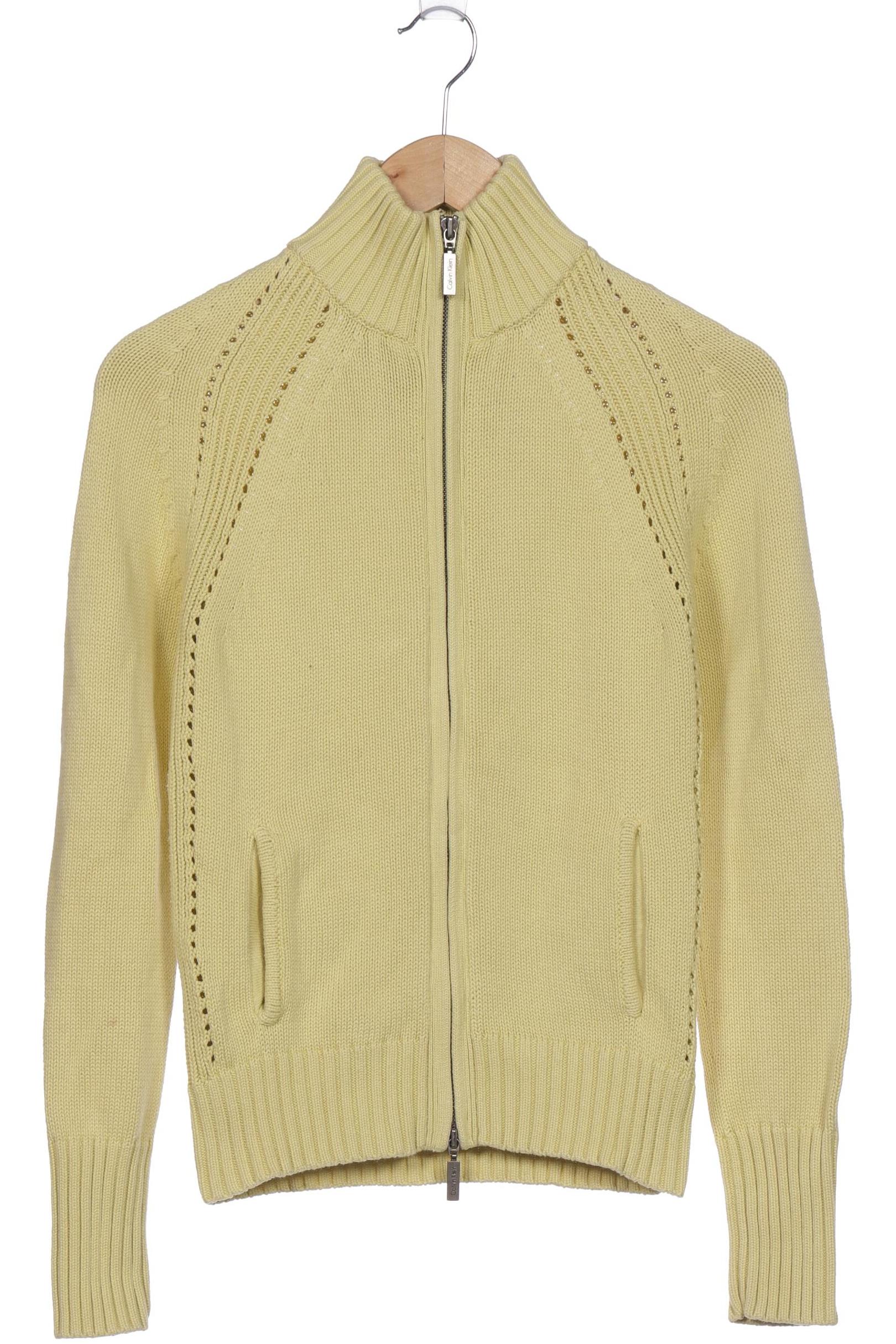 

Calvin Klein Damen Strickjacke, gelb, Gr. 34