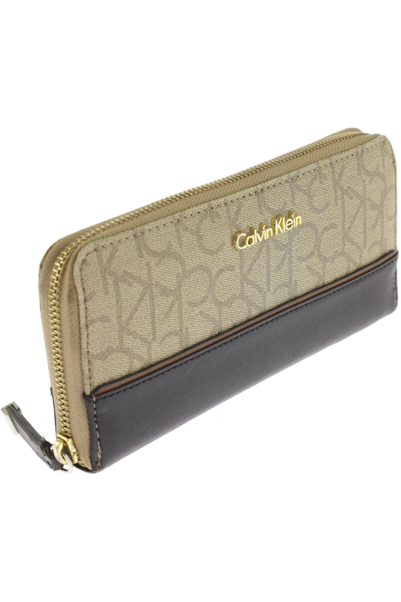 

Calvin Klein Damen Portemonnaie, beige, Gr.