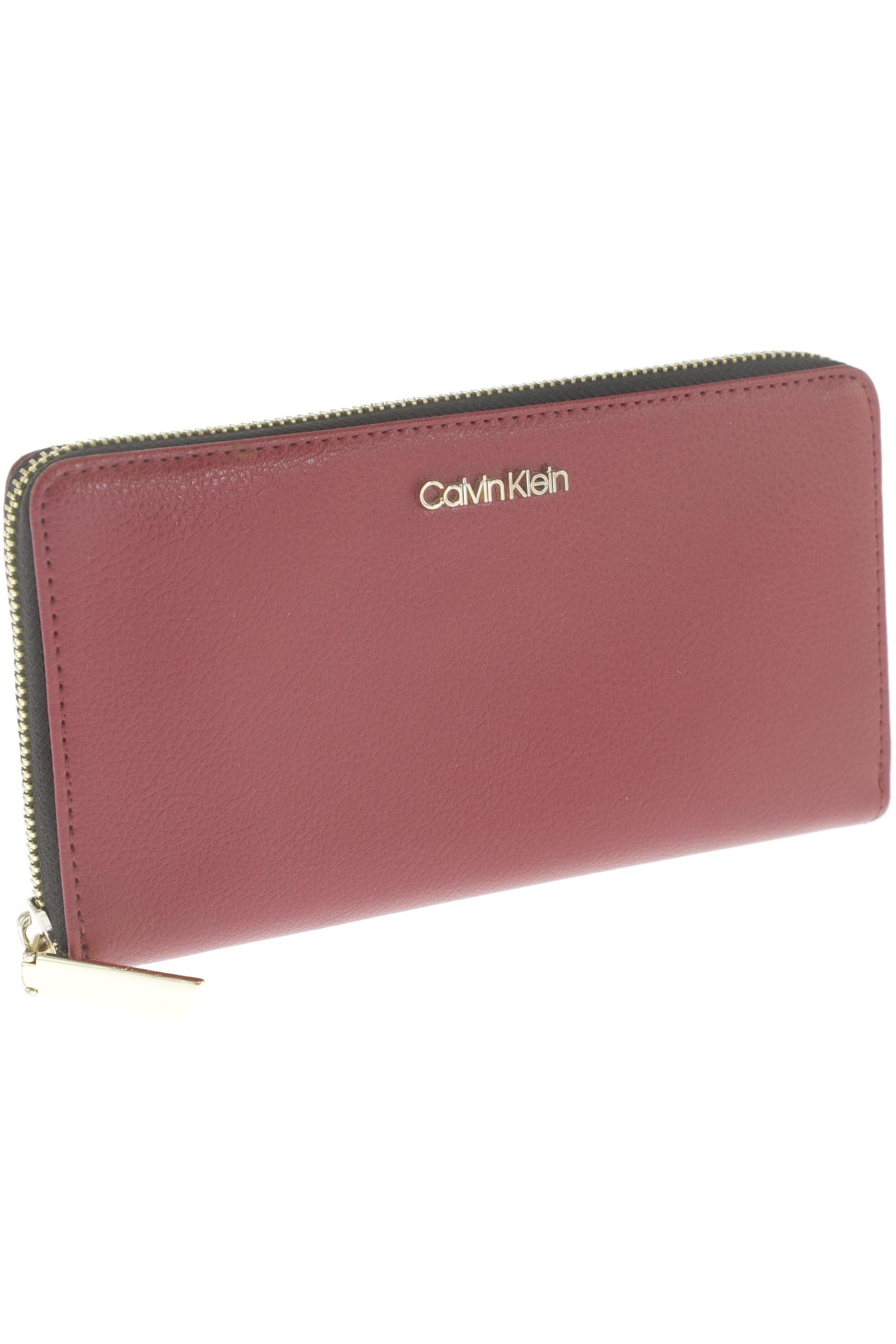 

Calvin Klein Damen Portemonnaie, bordeaux, Gr.