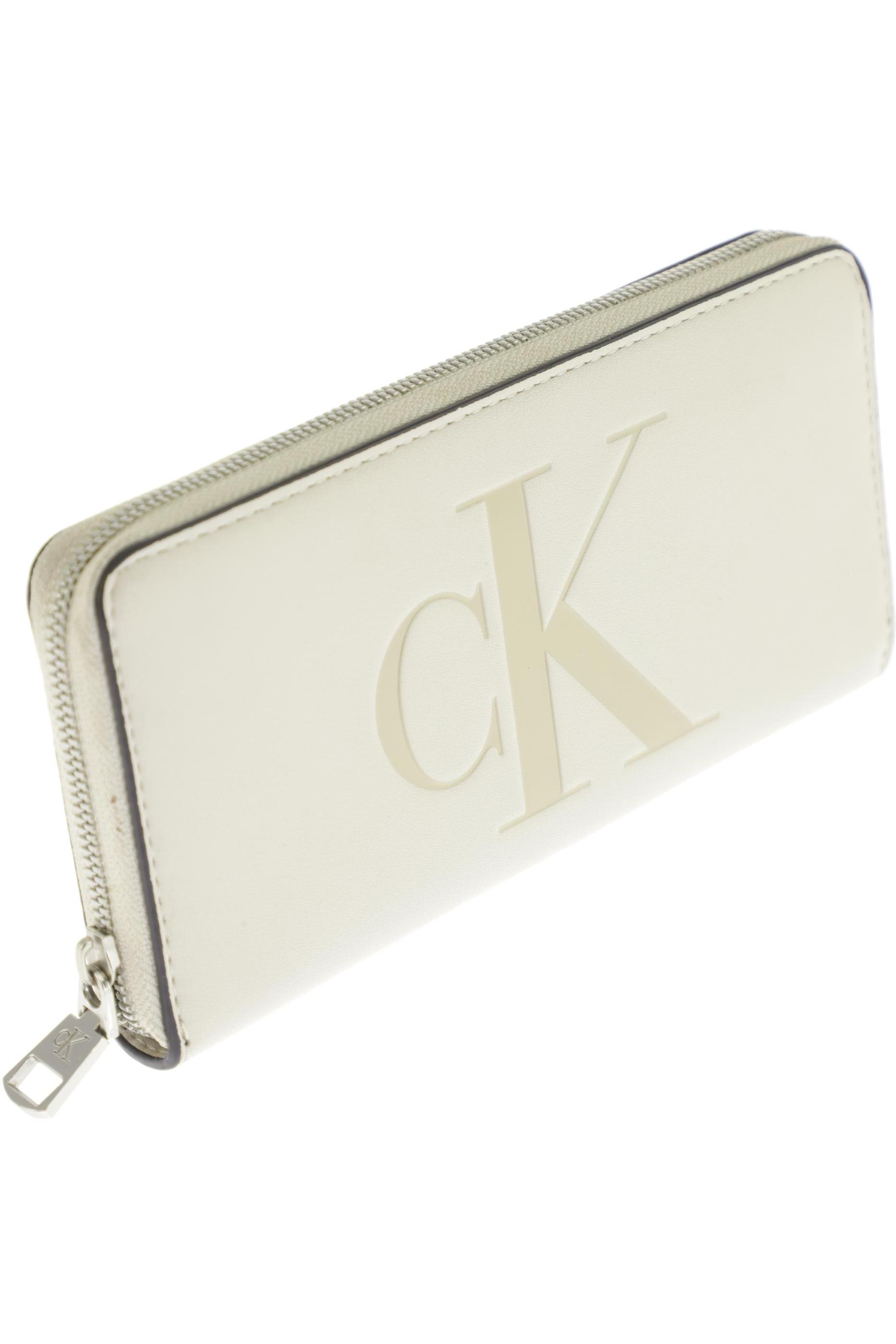 

Calvin Klein Damen Portemonnaie, cremeweiß, Gr.