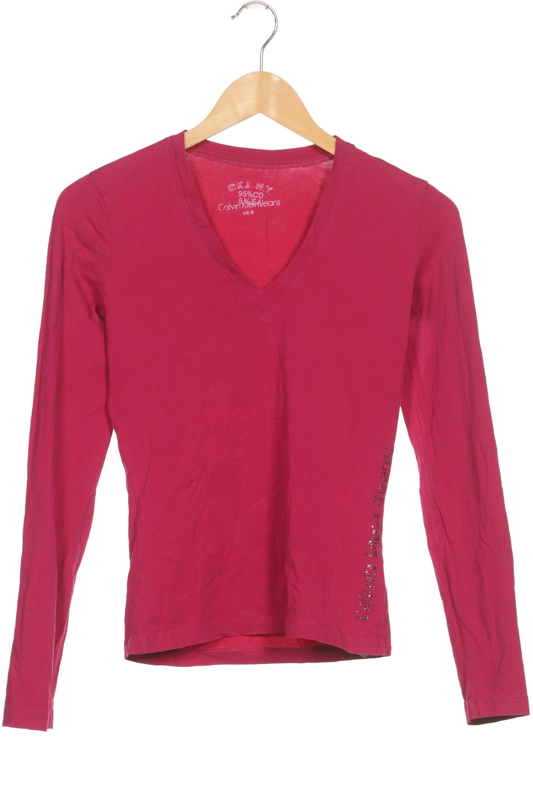 

Calvin Klein Damen Langarmshirt, pink, Gr. 38