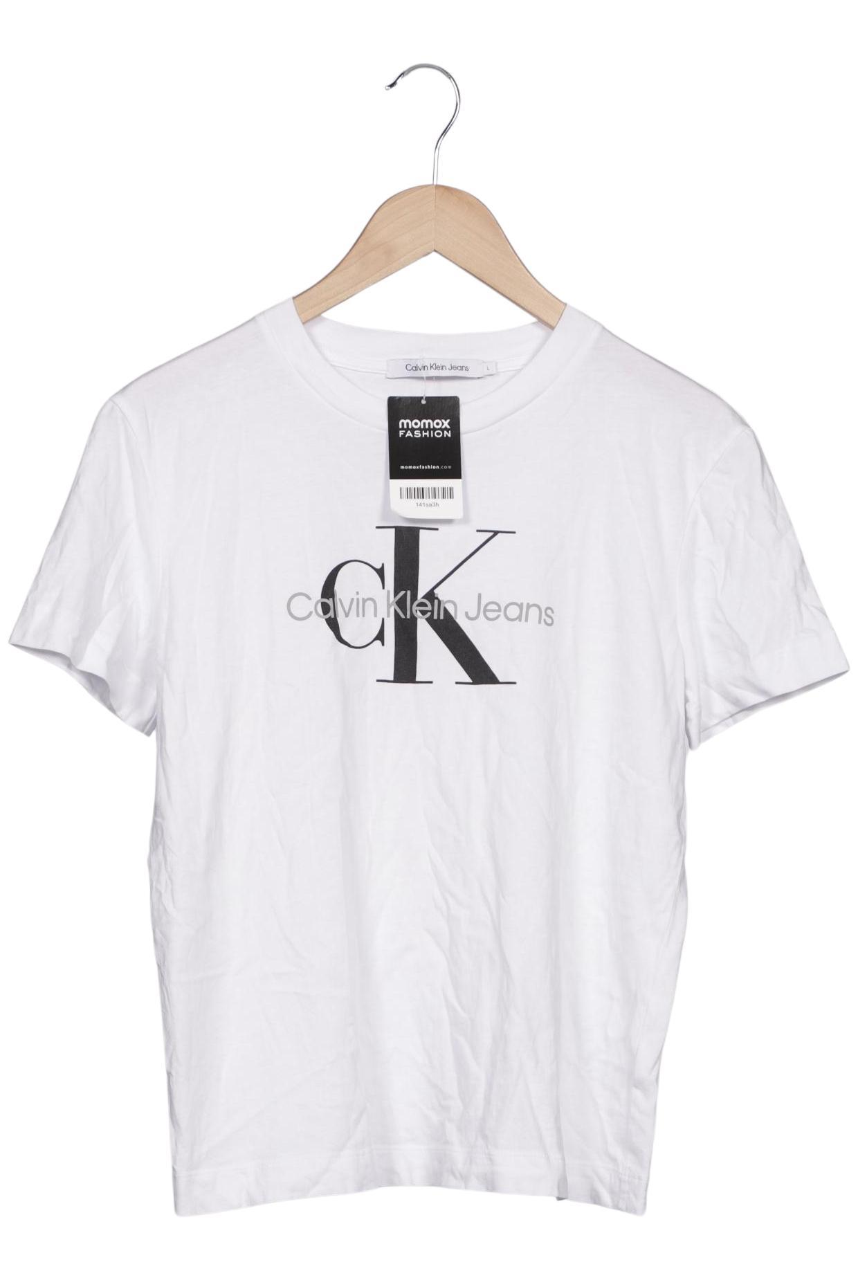 

Calvin Klein Damen T-Shirt, weiß, Gr. 42