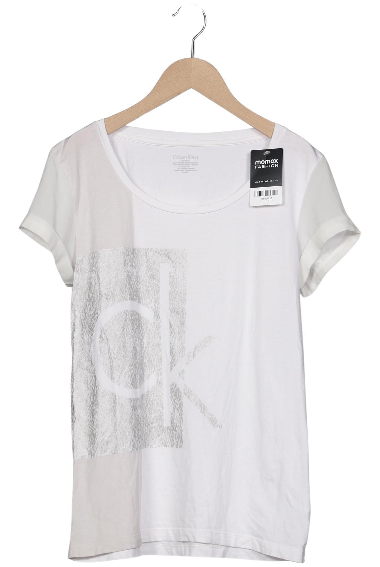 

Calvin Klein Damen T-Shirt, weiß, Gr. 38