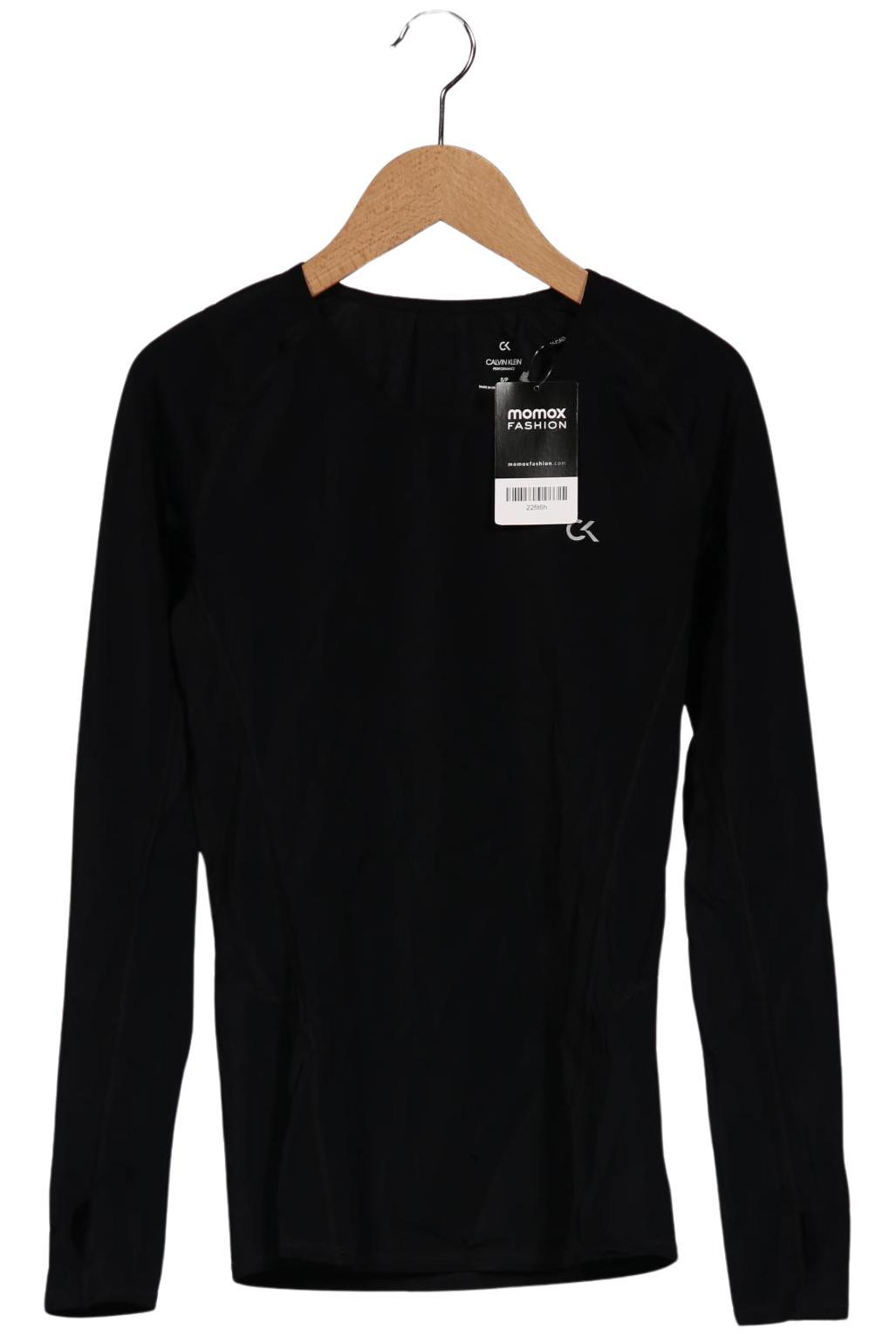 

Calvin Klein Damen Langarmshirt, schwarz, Gr. 36