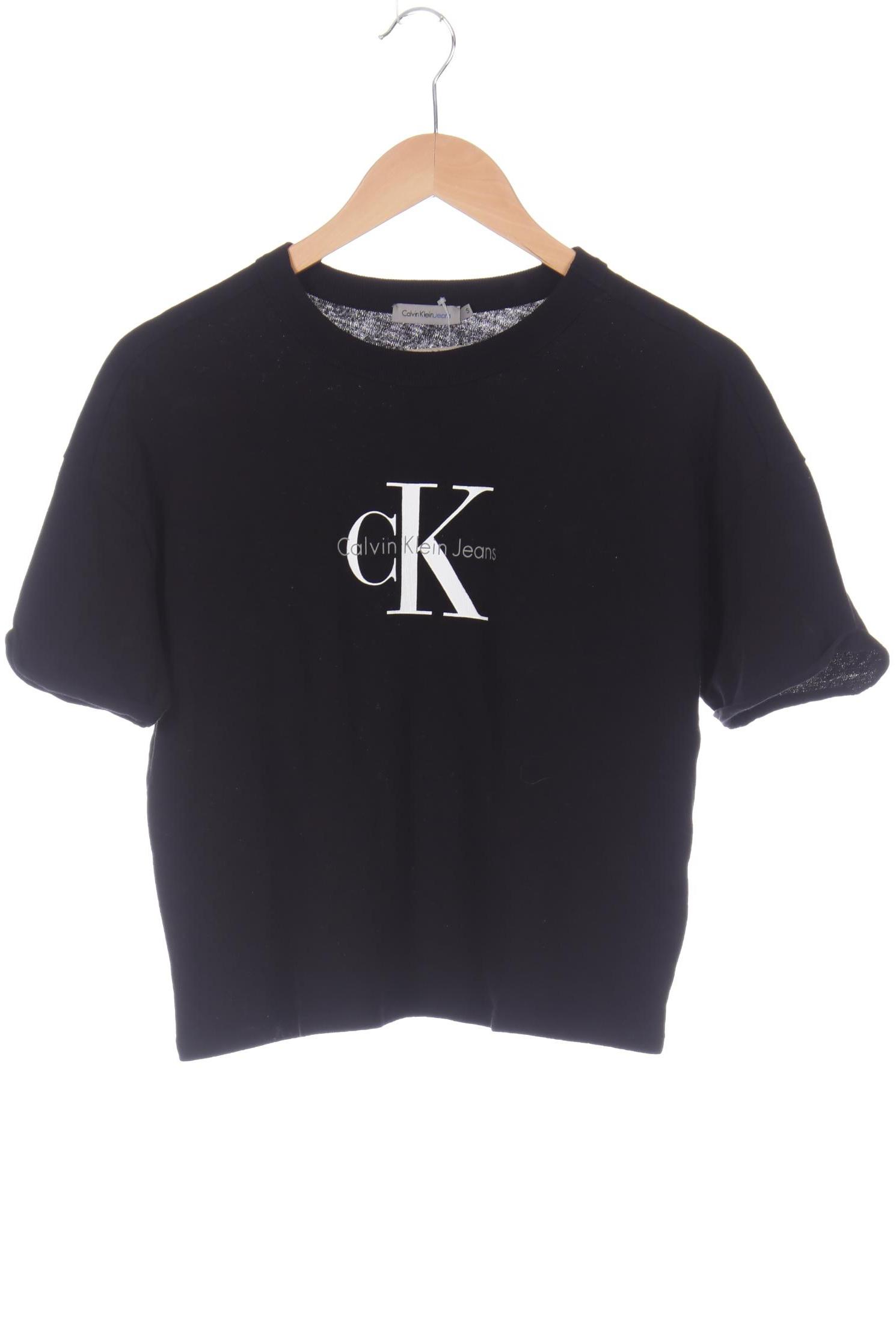 

Calvin Klein Damen T-Shirt, schwarz, Gr. 36
