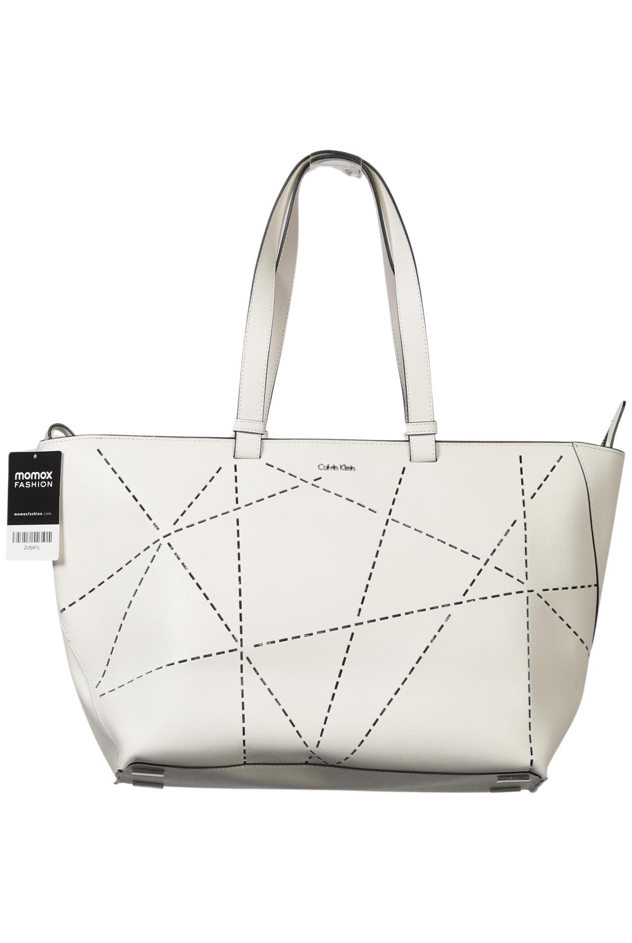 

Calvin Klein Damen Handtasche, weiß, Gr.