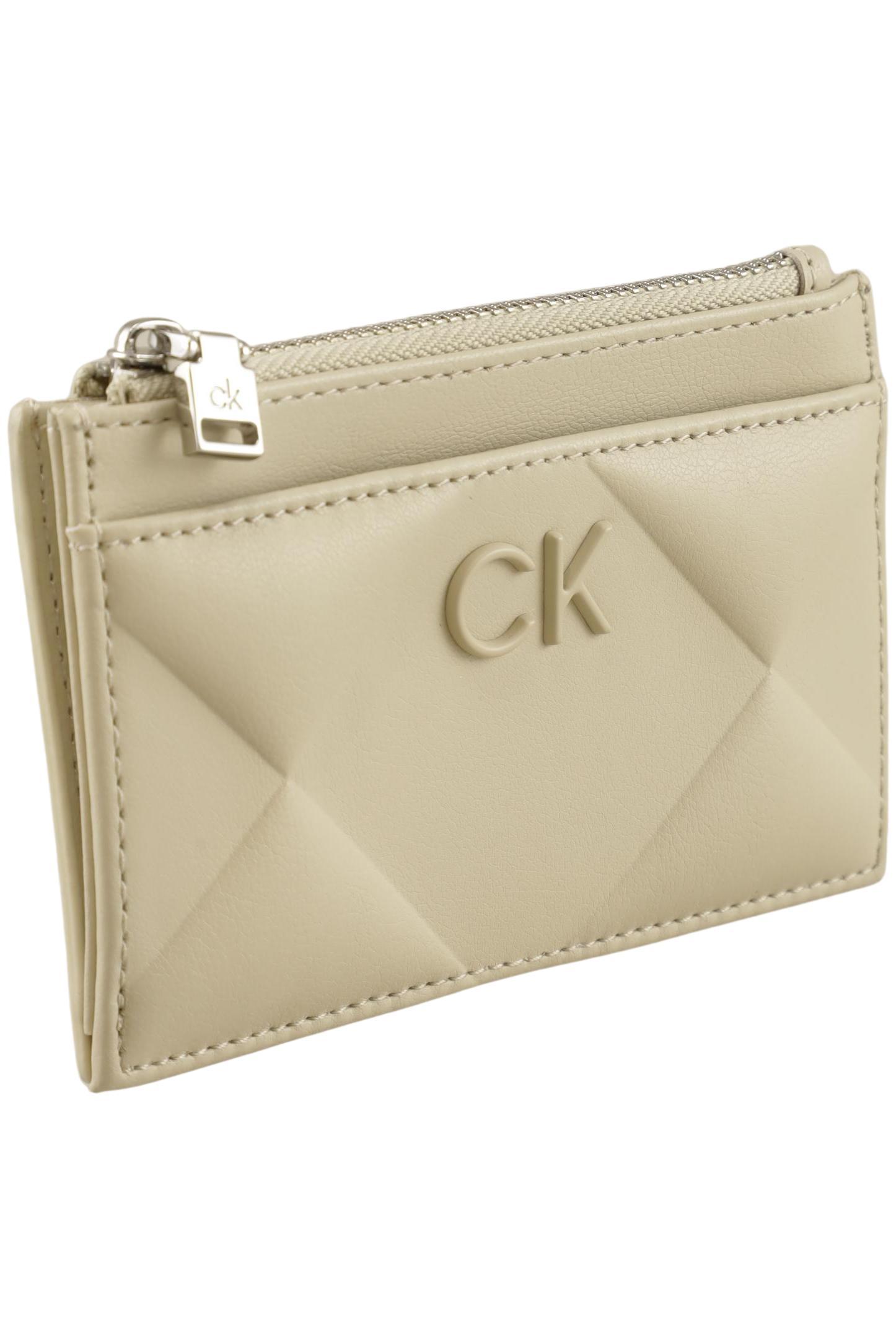 

Calvin Klein Damen Portemonnaie, beige, Gr.