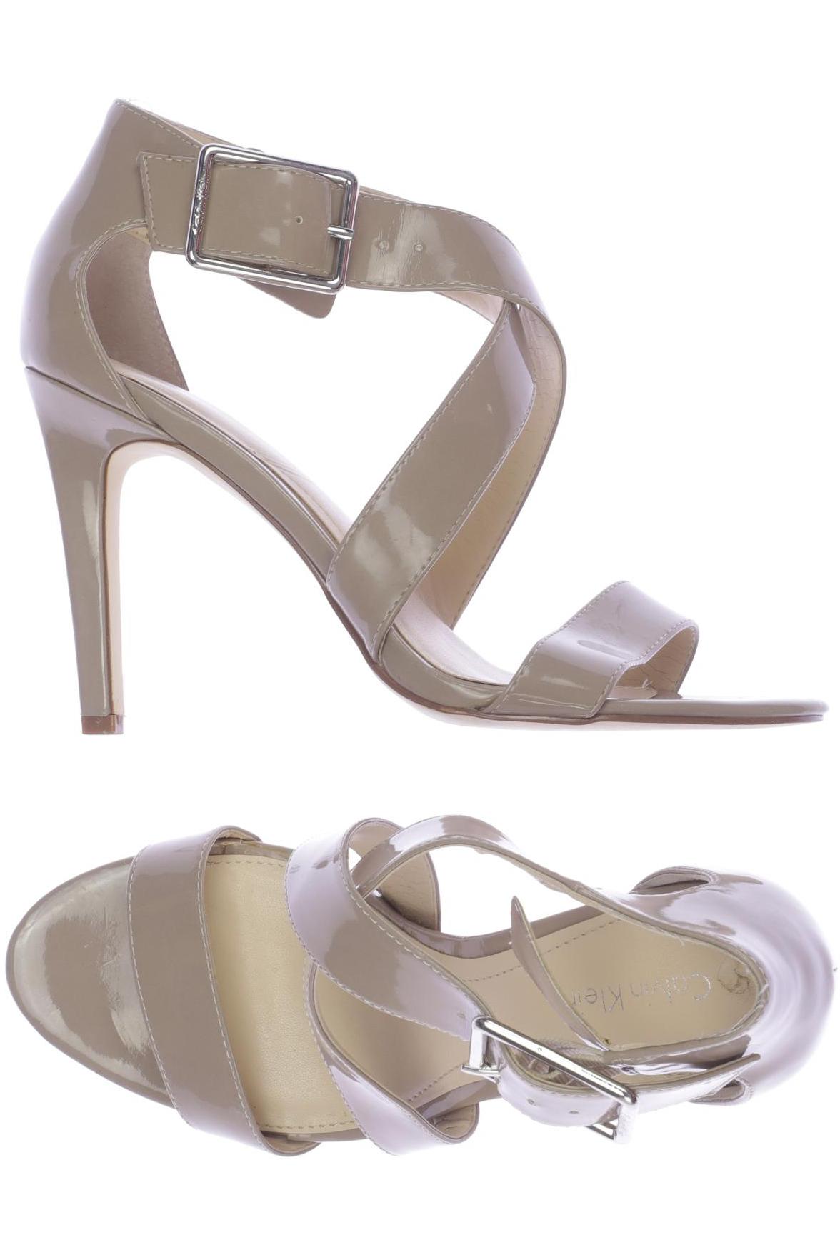 

Calvin Klein Damen Sandale, beige, Gr. 7
