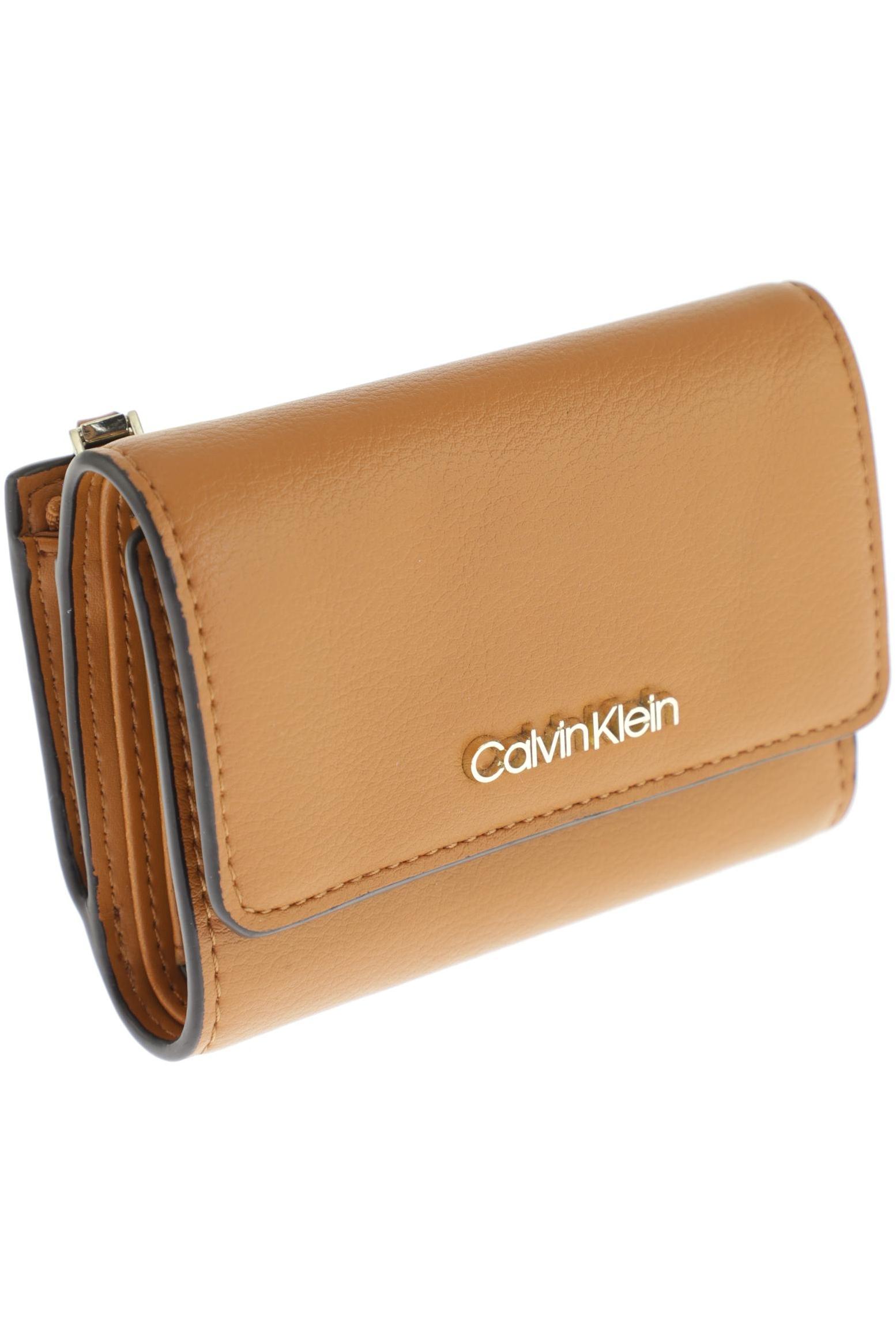 

Calvin Klein Damen Portemonnaie, orange, Gr.