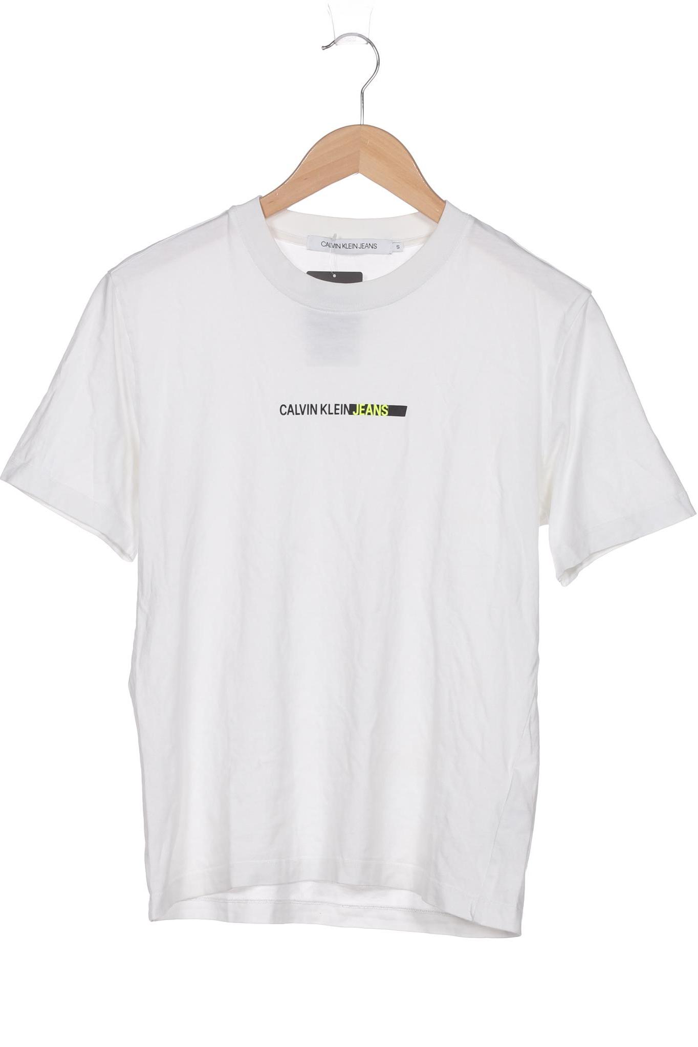 

Calvin Klein Damen T-Shirt, weiß, Gr. 36