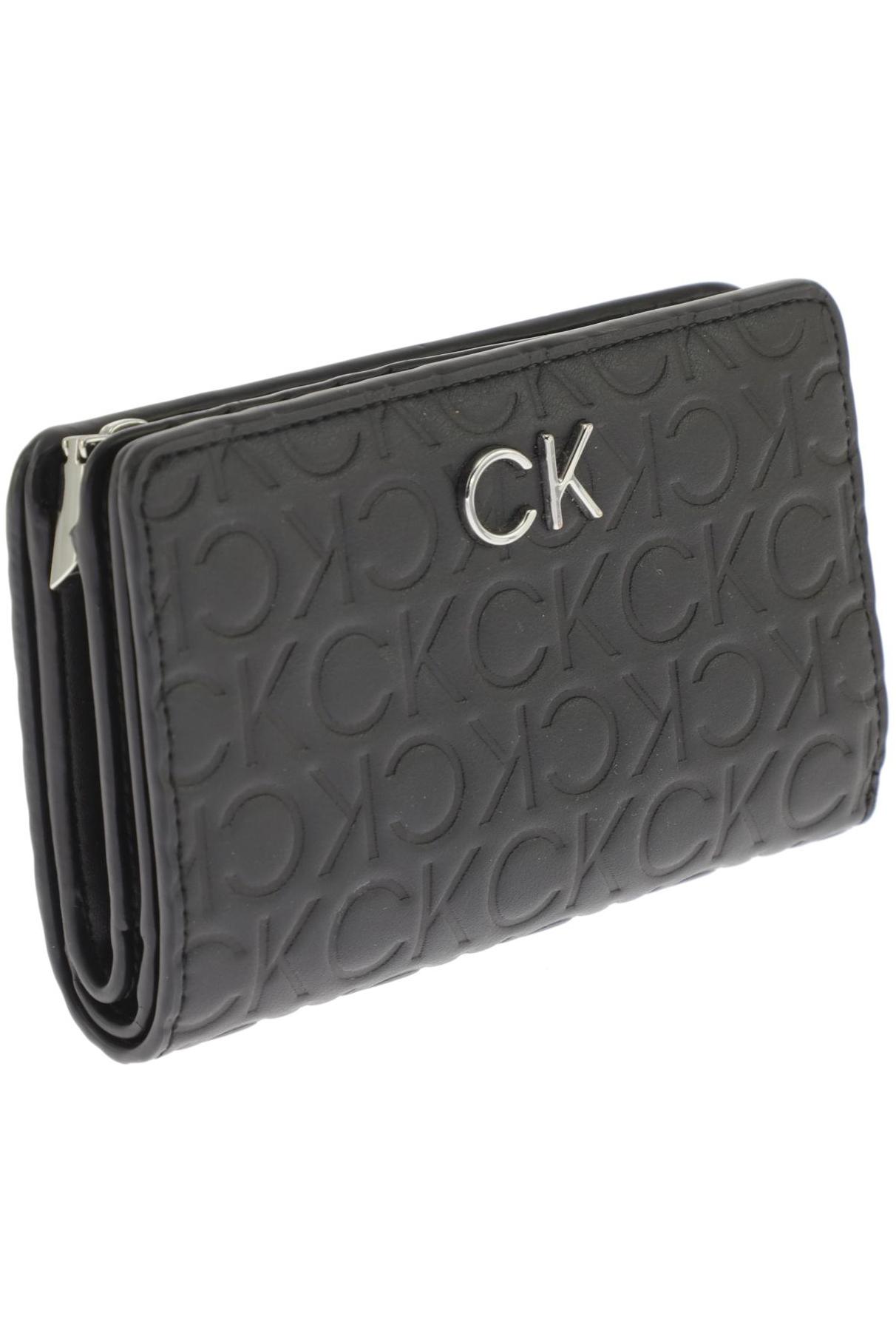 

Calvin Klein Damen Portemonnaie, schwarz, Gr.