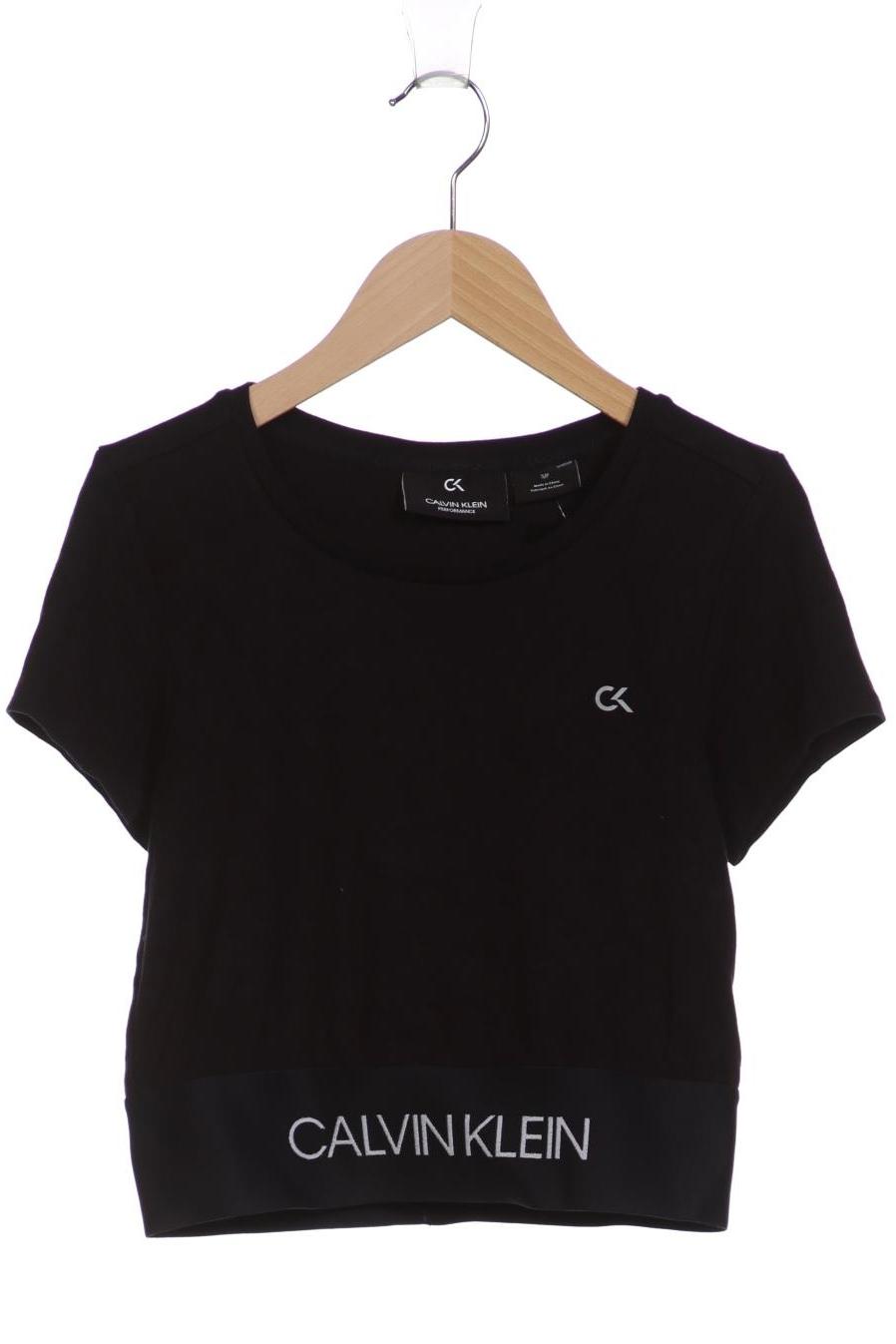 

Calvin Klein Damen T-Shirt, schwarz, Gr. 36