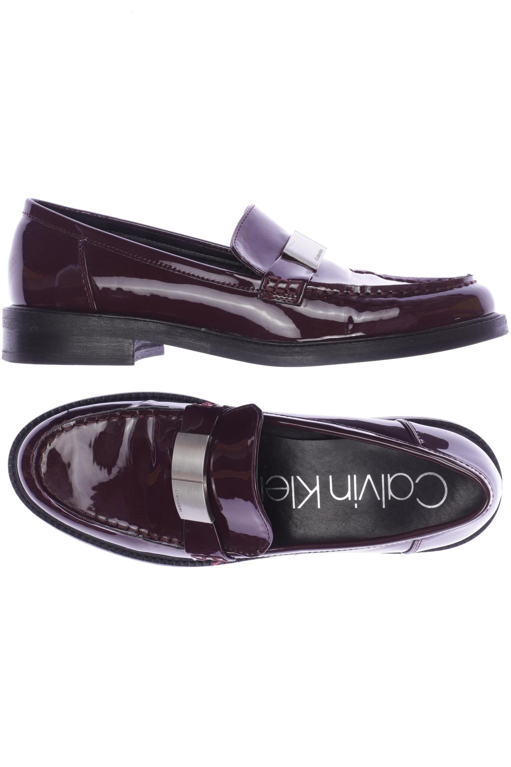 

Calvin Klein Damen Halbschuh, bordeaux, Gr. 9