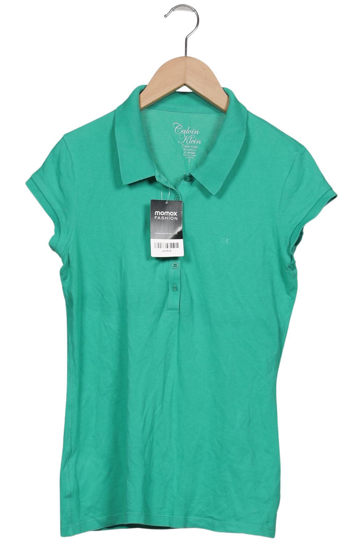 

Calvin Klein Damen Poloshirt, grün, Gr. 36