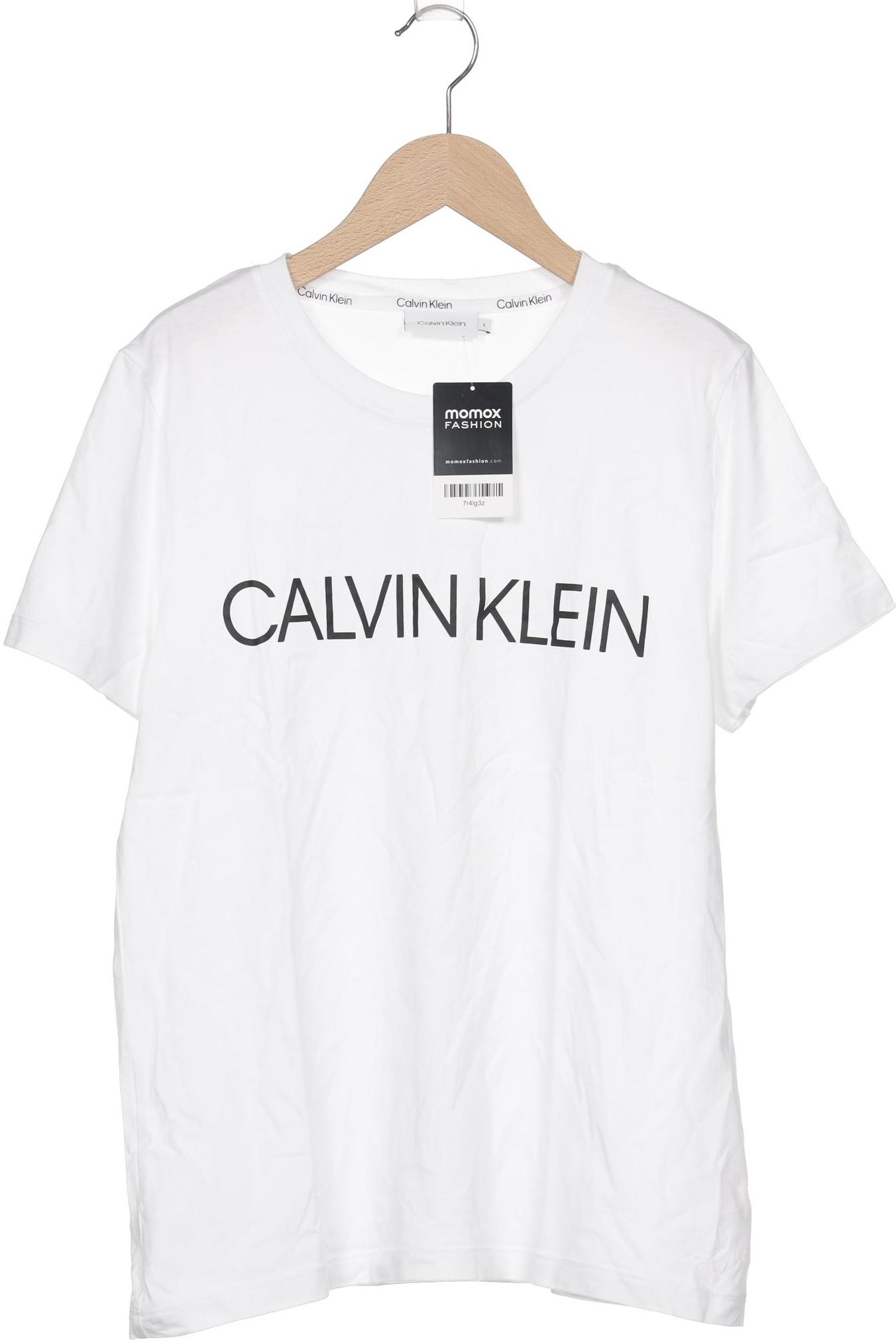 

Calvin Klein Damen T-Shirt, weiß, Gr. 42
