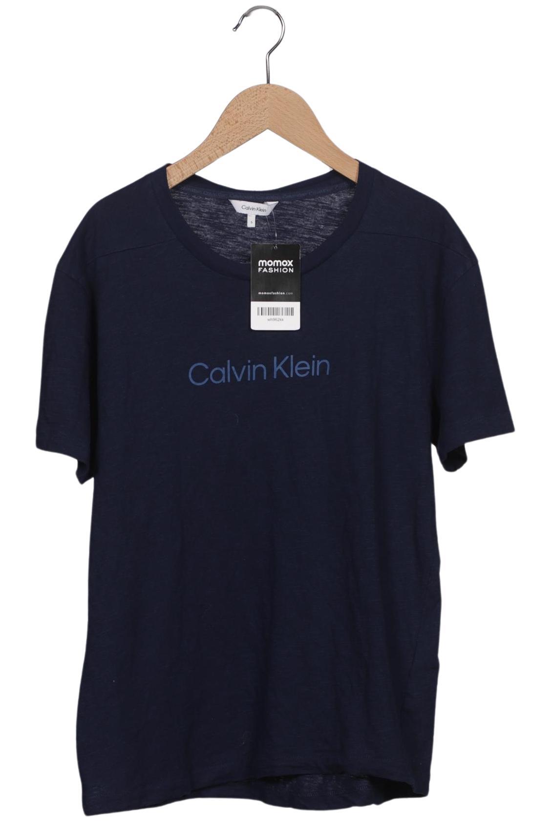 

Calvin Klein Damen T-Shirt, marineblau, Gr. 36