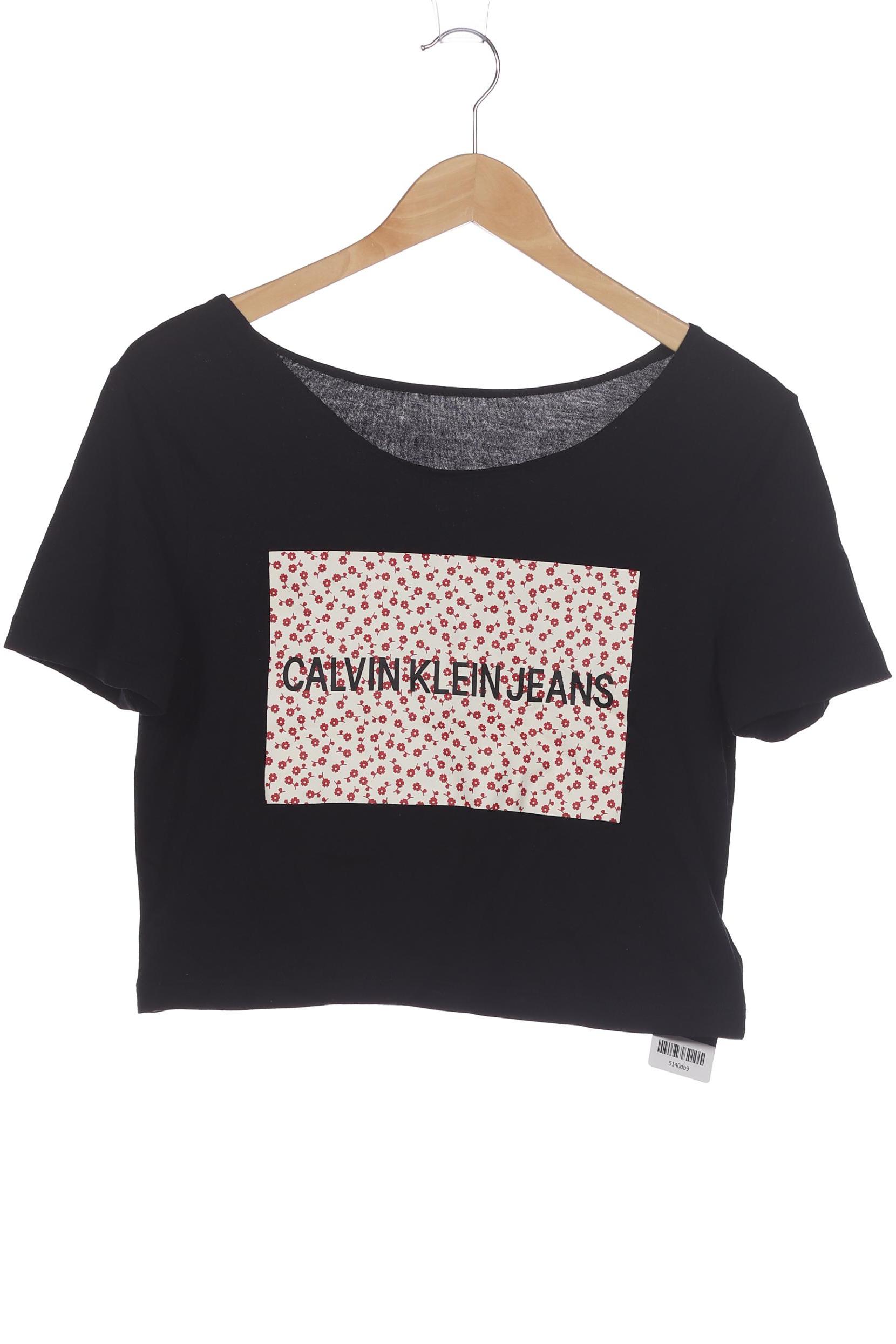

Calvin Klein Damen T-Shirt, schwarz, Gr. 36